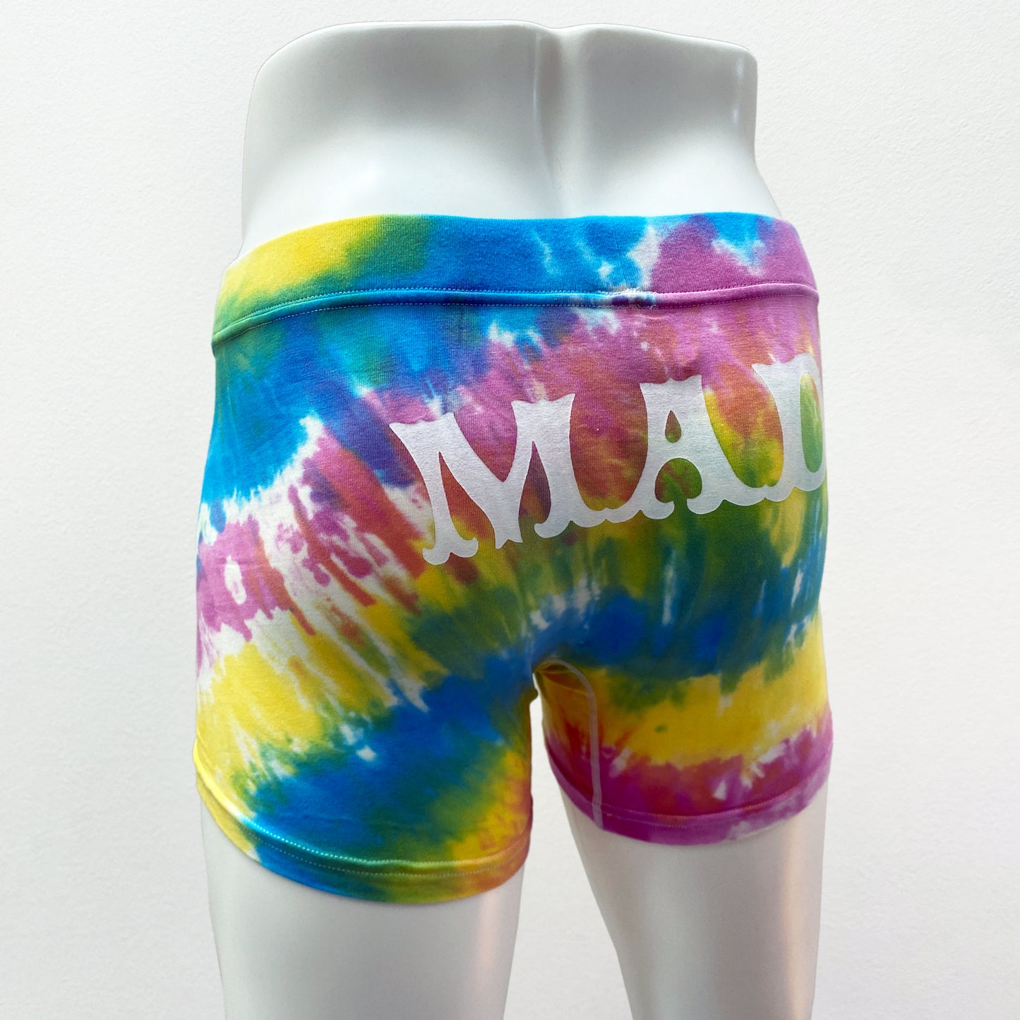 14-08 Tie Dyeing Cotton Spandex MAD print BOXER