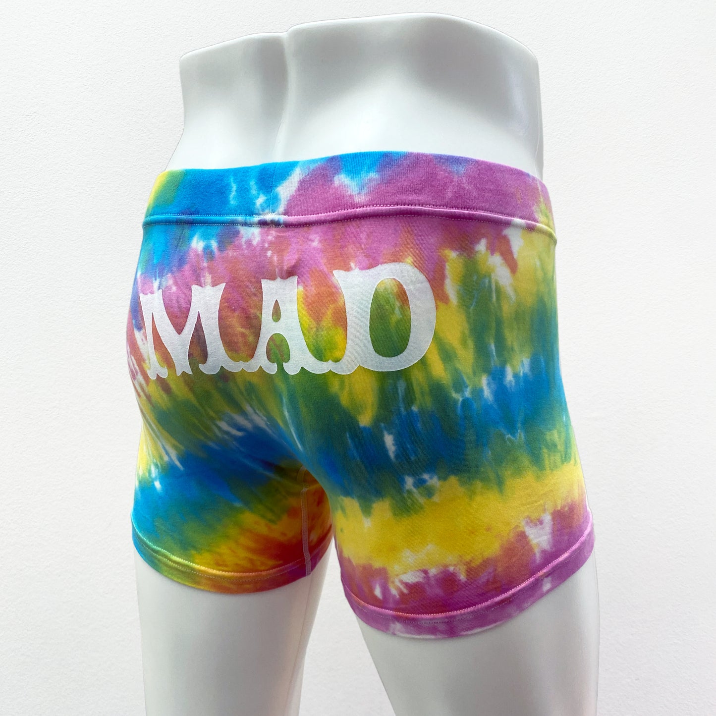 14-08 Tie Dyeing Cotton Spandex MAD print BOXER
