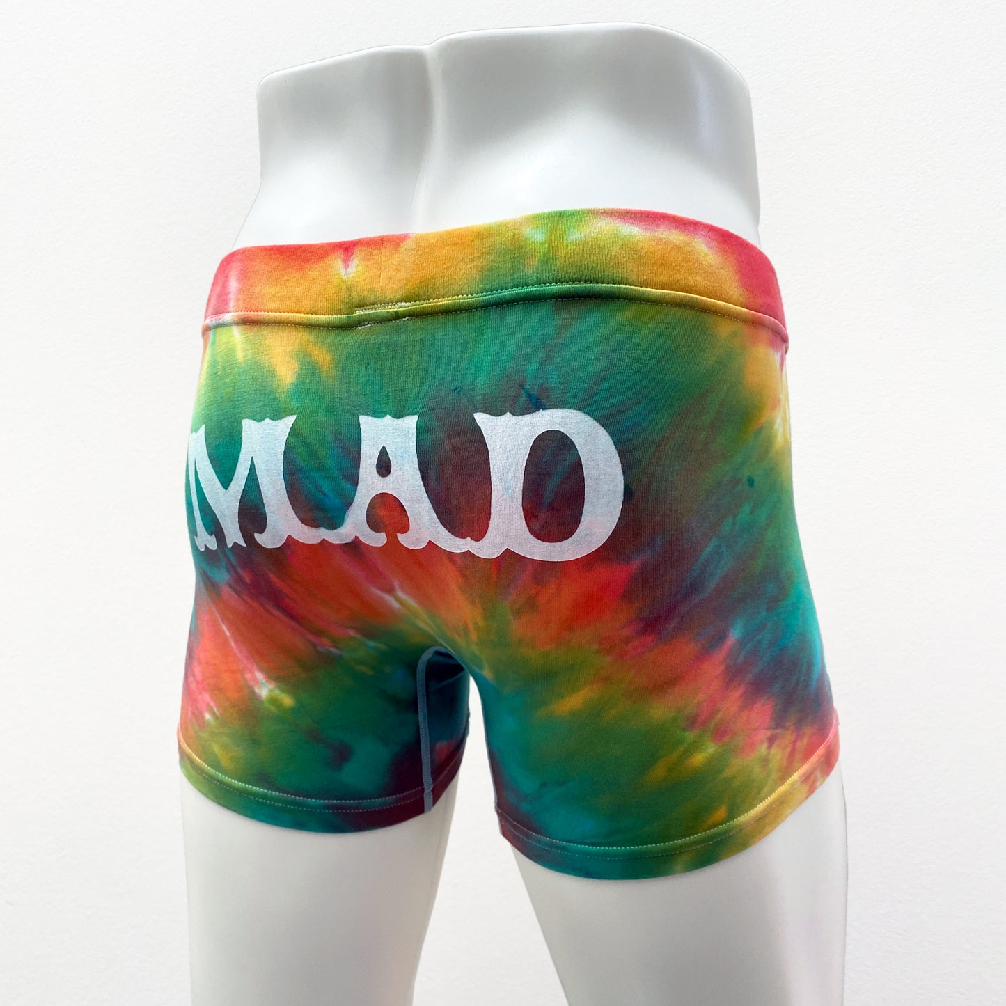 14-08 Tie Dyeing Cotton Spandex MAD print BOXER
