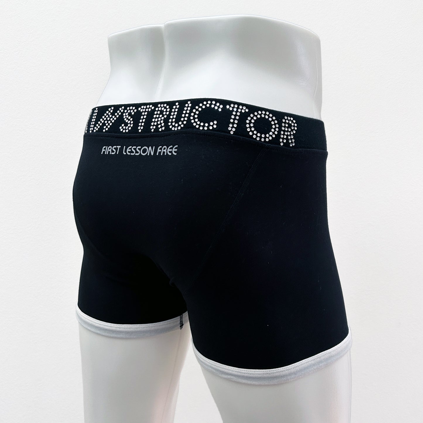 14-09 SEX INSTRUCTOR with Swarovski Cotton Spandex BOXER