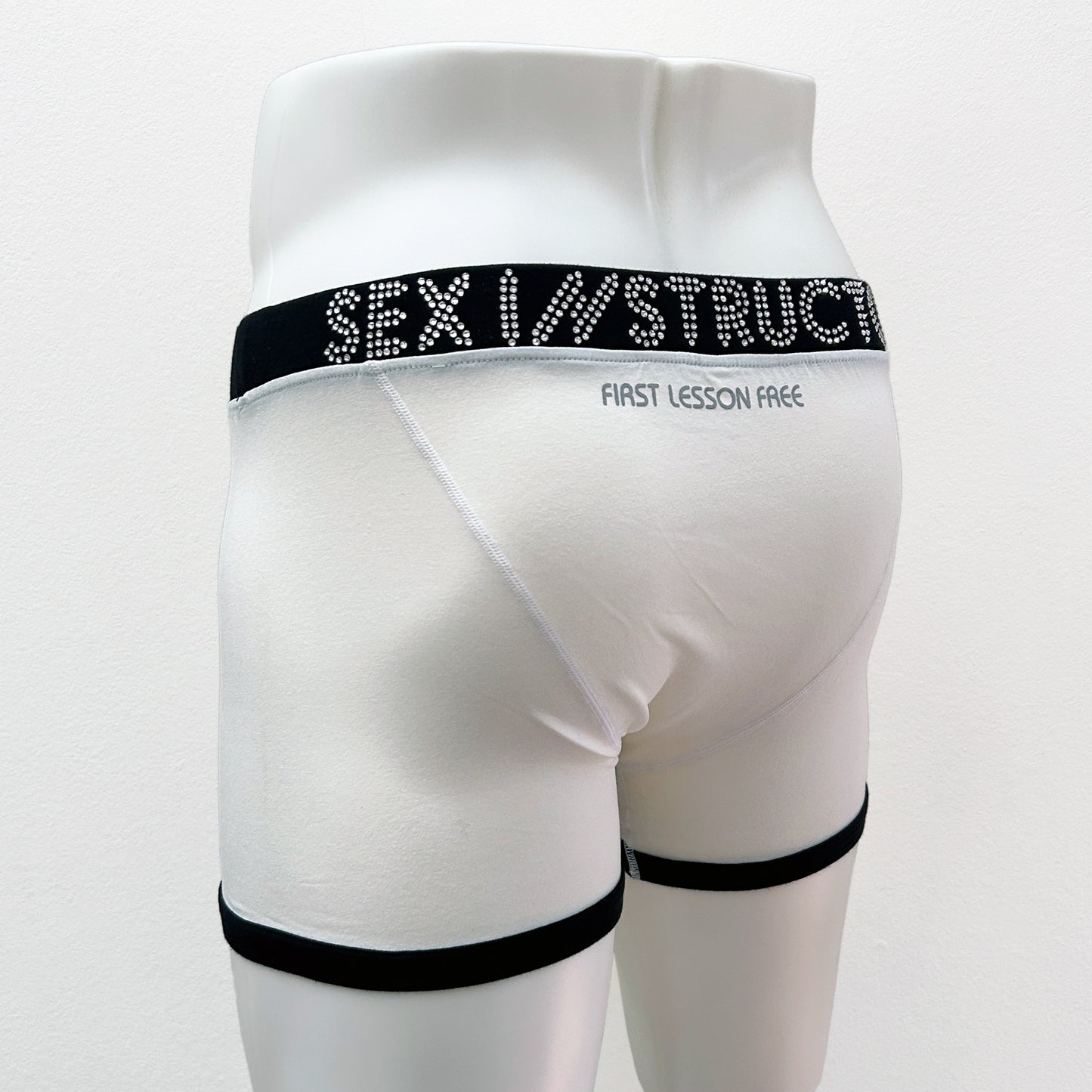 14-09 SEX INSTRUCTOR with Swarovski Cotton Spandex BOXER