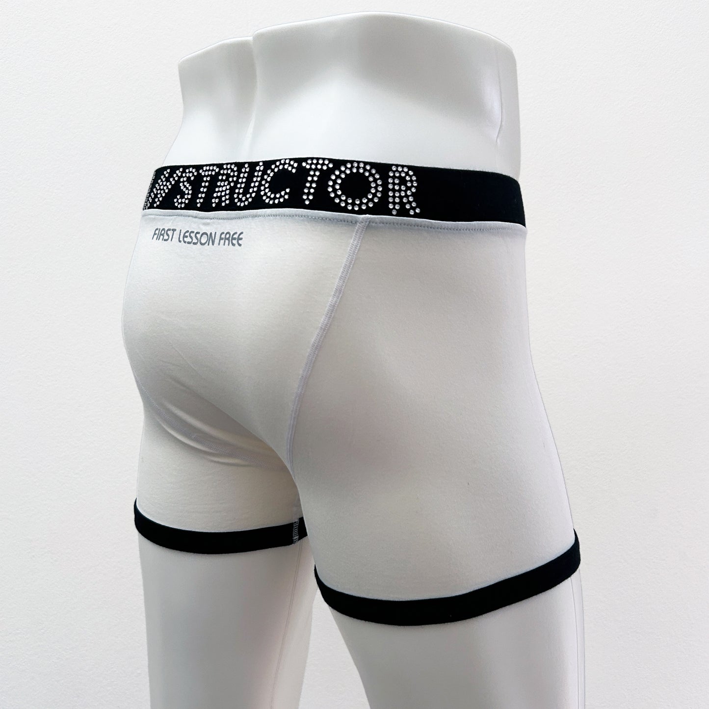 14-09 SEX INSTRUCTOR with Swarovski Cotton Spandex BOXER