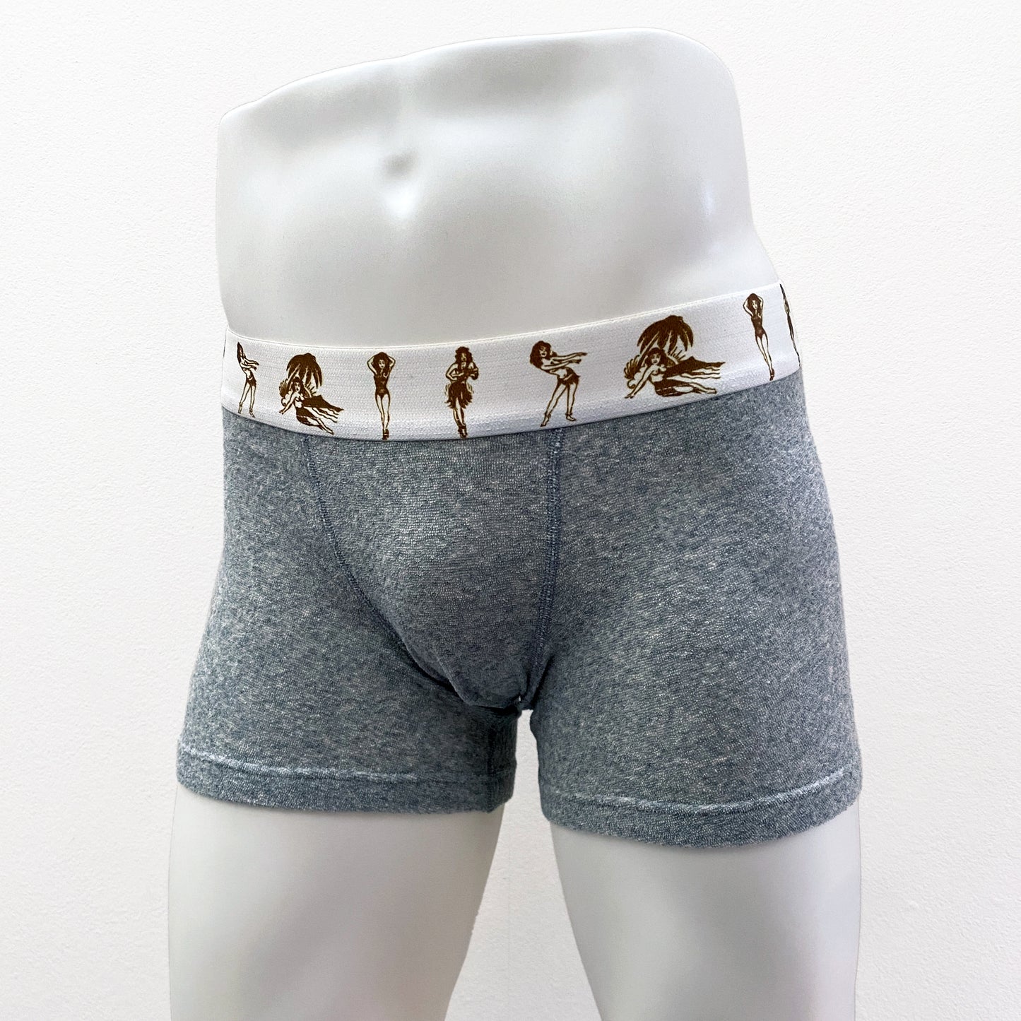 16-05 HULA GIRL Stretch Pile & Elastic band print BOXER