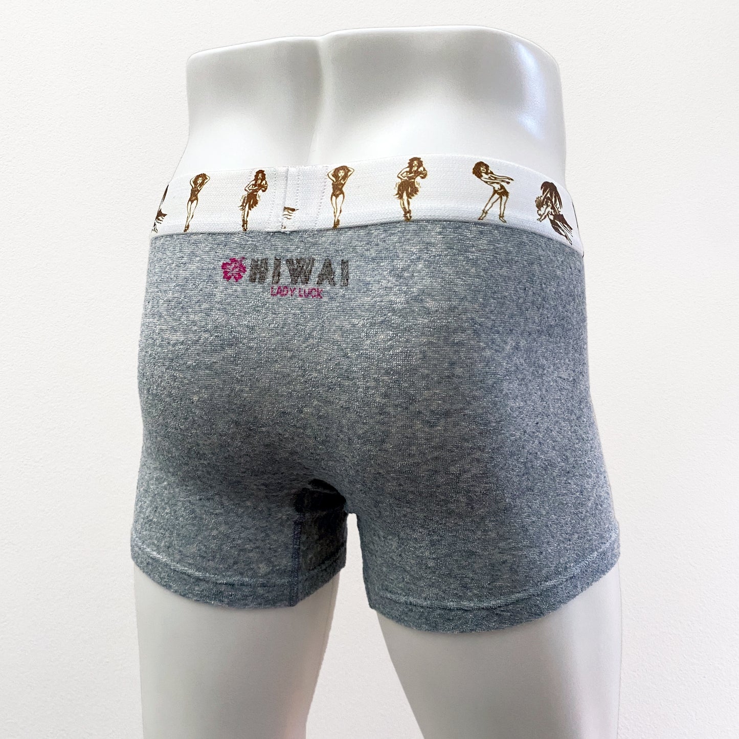 16-05 HULA GIRL Stretch Pile & Elastic band print BOXER