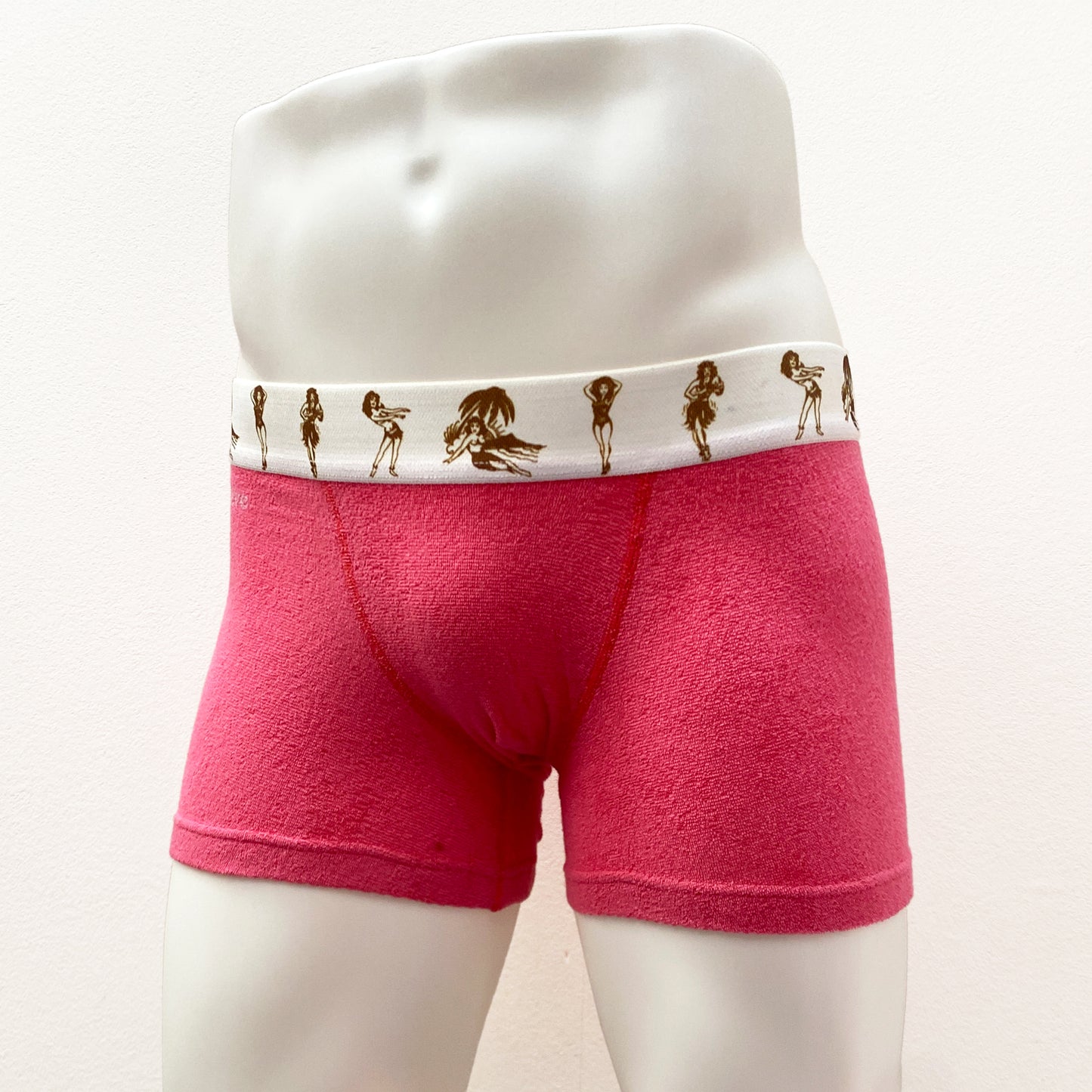16-05 HULA GIRL Stretch Pile & Elastic band print BOXER