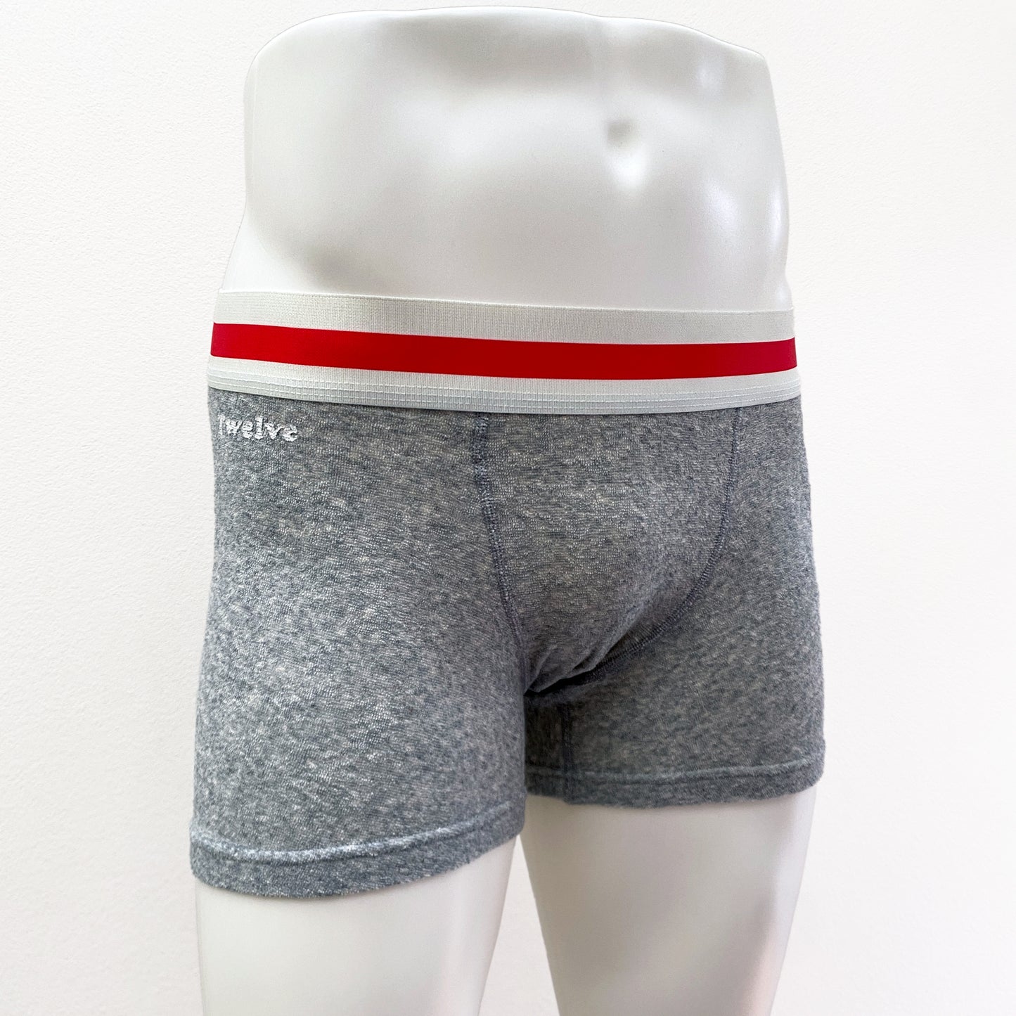 16-19 Stretch Pile Mr.Twelve patch embroidery BOXER