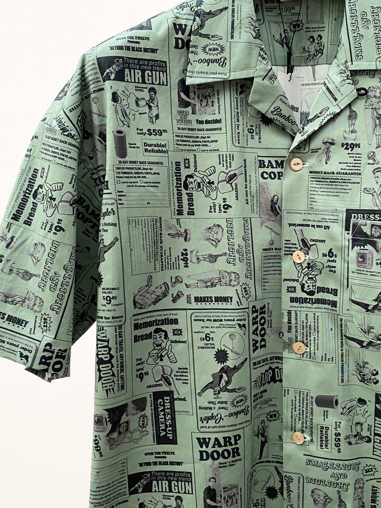 OTT23-05 THE BLACK HISTORY COTTON STRETCH INKJET PRINT H/S SHIRTS