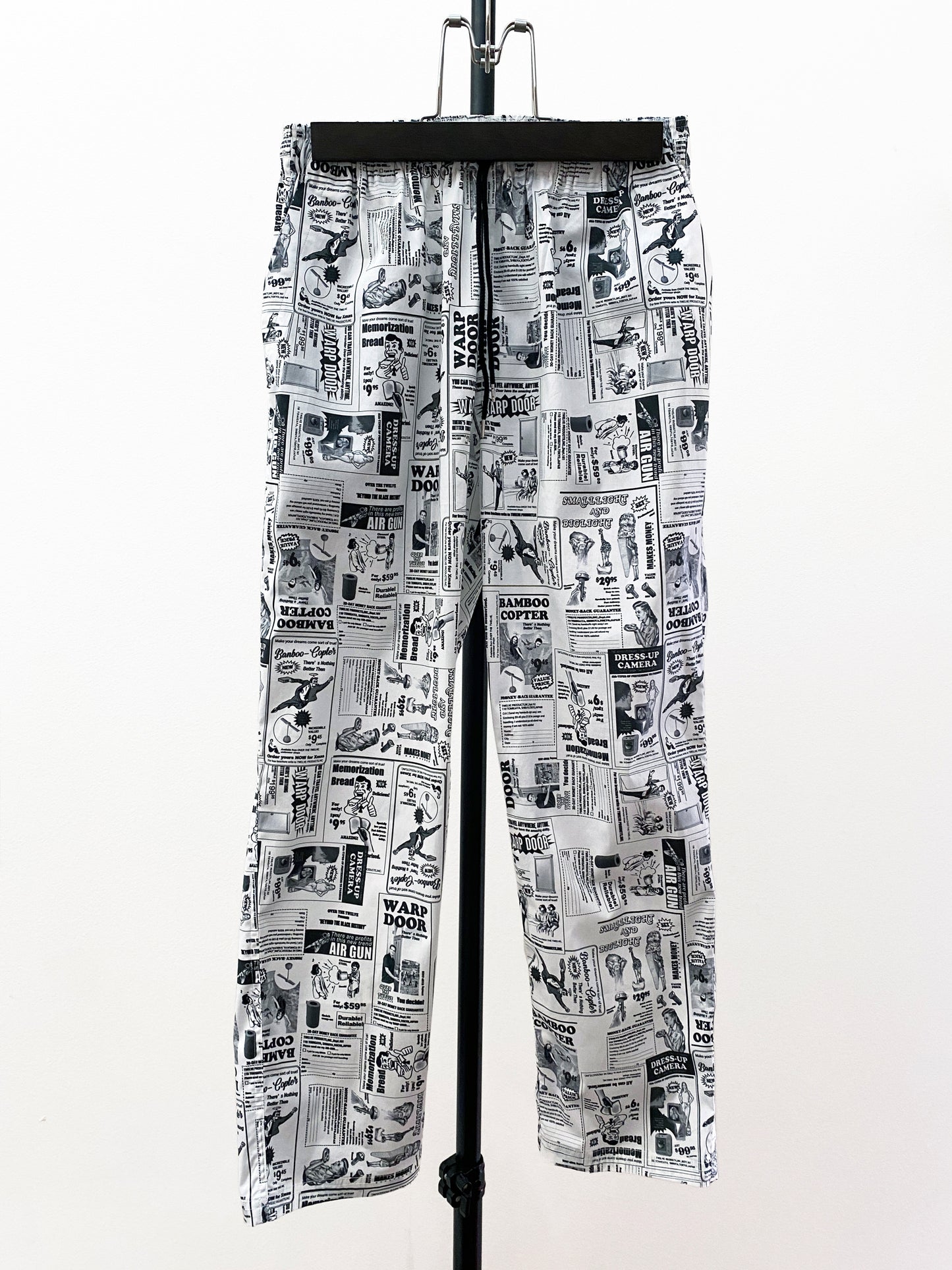 OTT23-06 THE BLACK HISTORY COTTON STRETCH INKJET PRINT PANTS