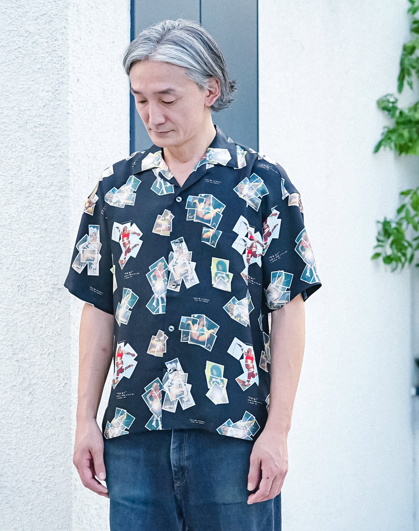 OTT19-07 SILK100%INKJET POP&EROS PRINT SHIRTS