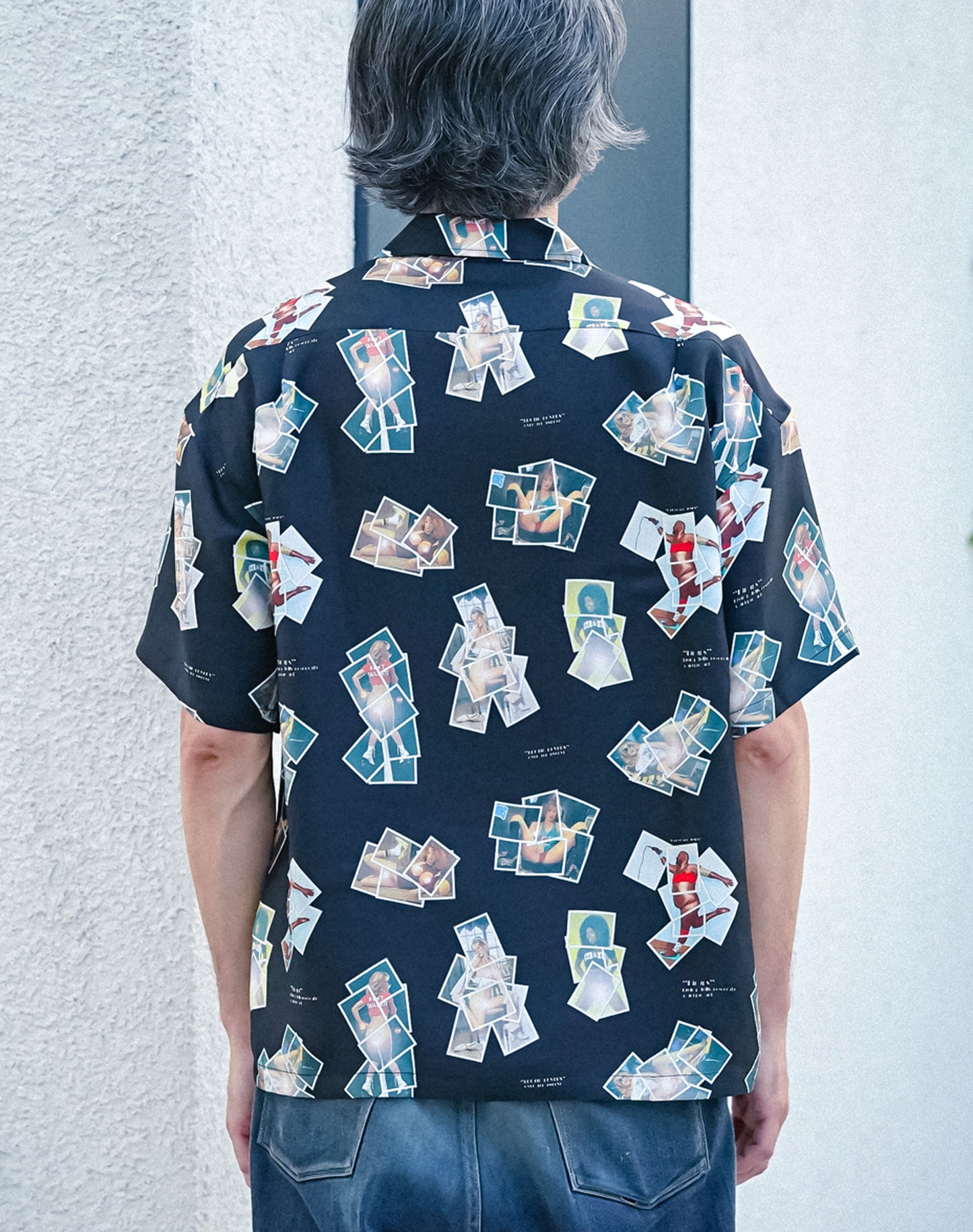 OTT19-07 SILK100%INKJET POP&EROS PRINT SHIRTS