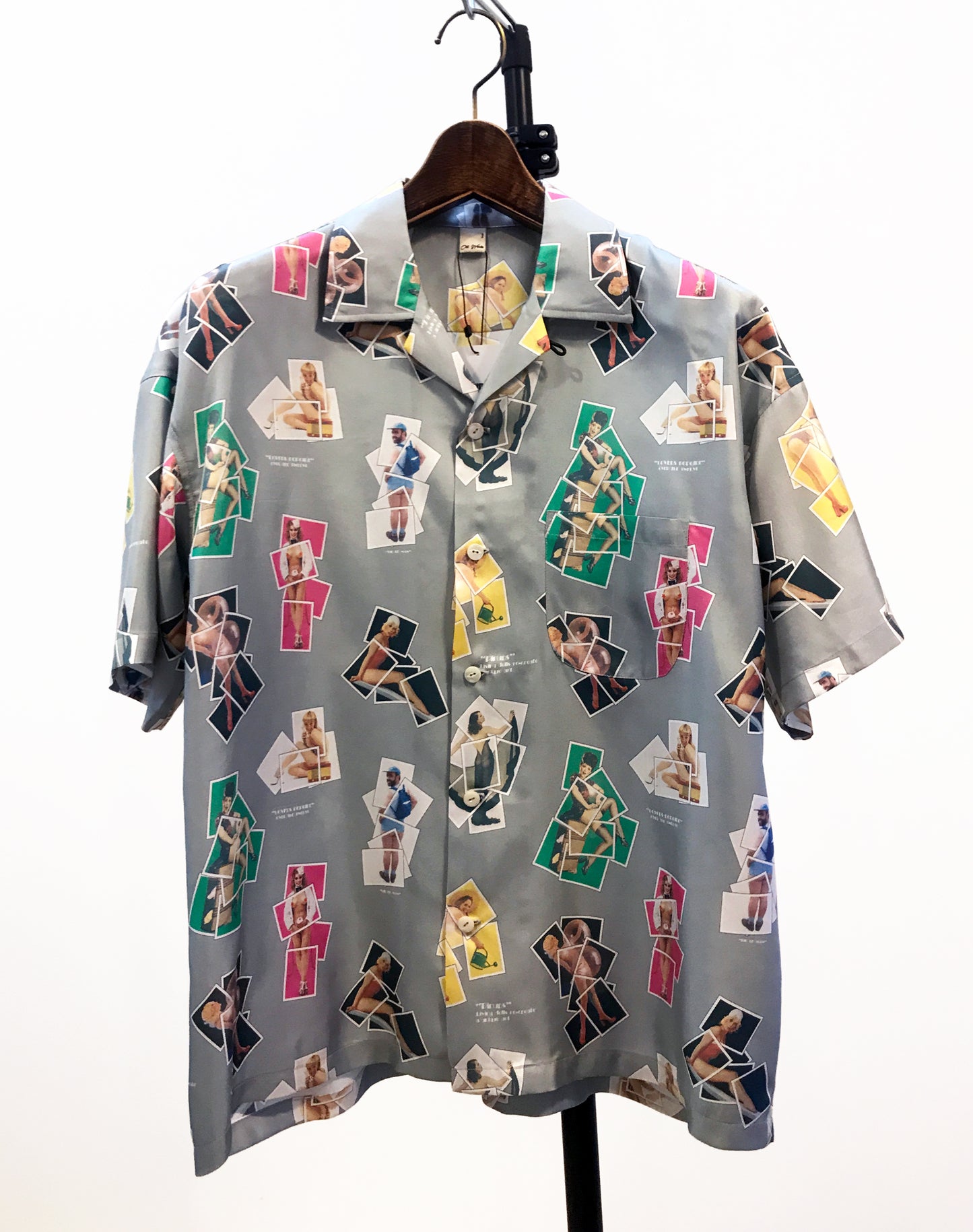 OTT19-07 SILK100%INKJET POP&EROS PRINT SHIRTS