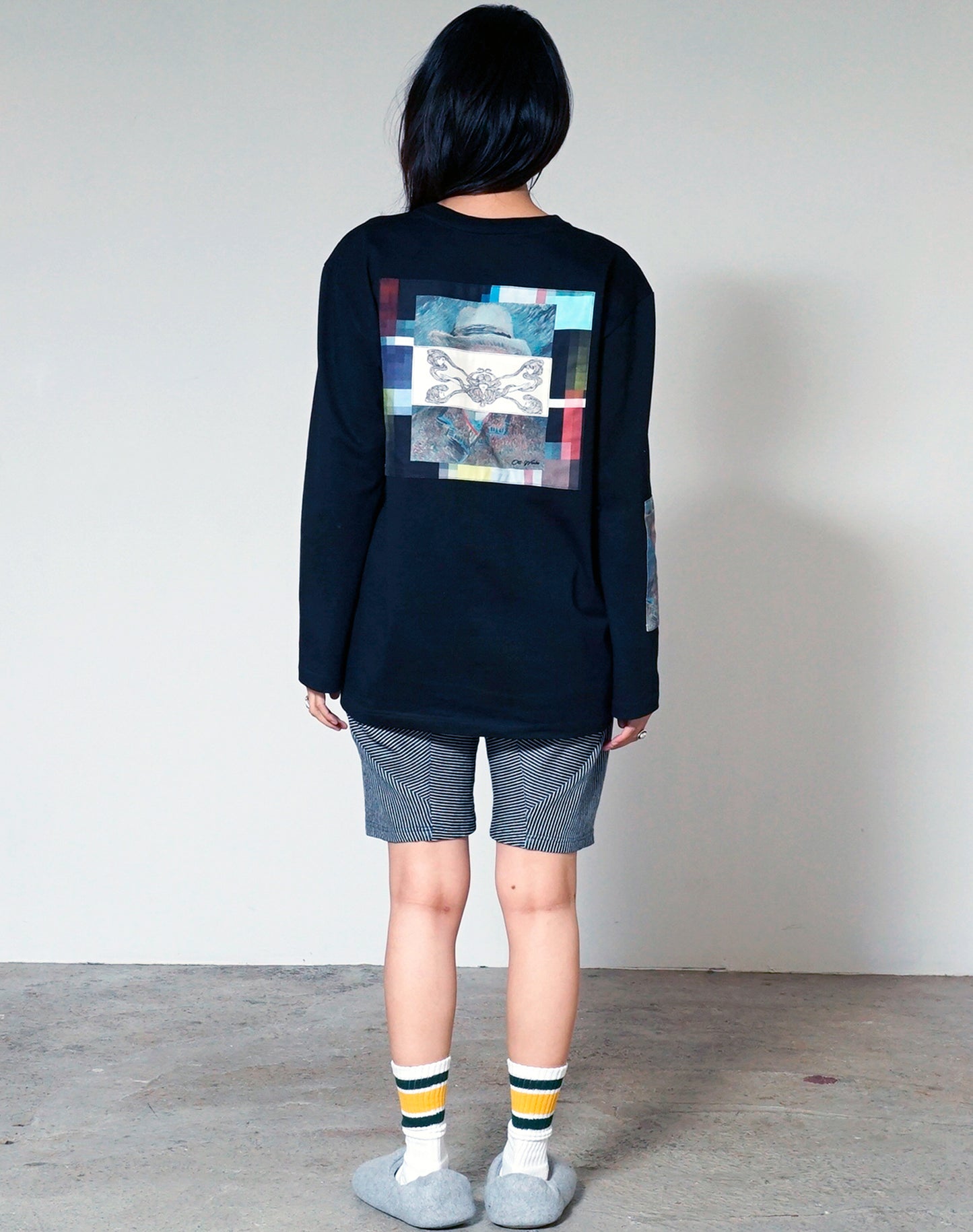 OTT22-15 M.U.A 3 Gogh in Paris 1887 MOOD HEAVY OZ INKJET PRINT L/S T-SHIRTS