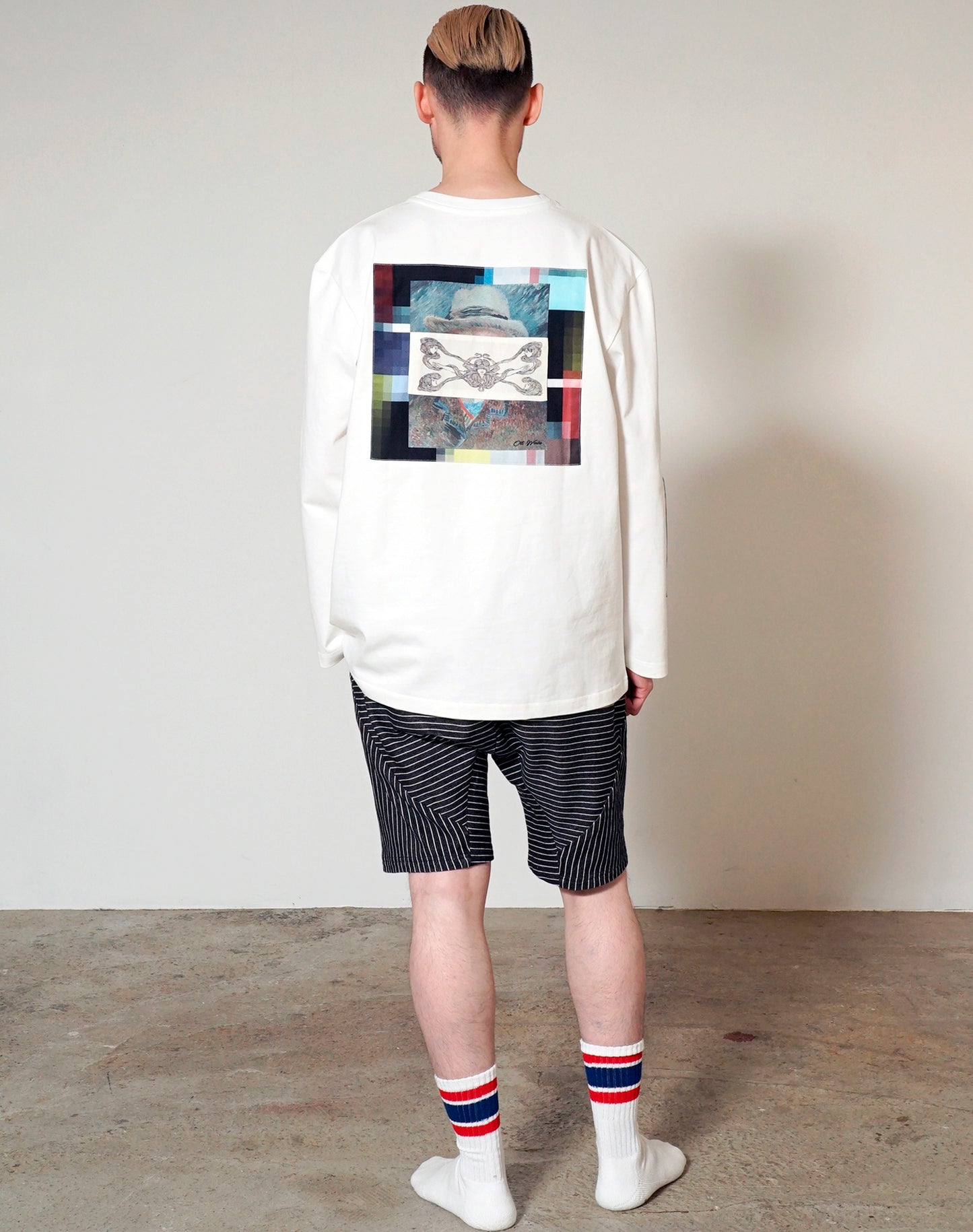 OTT22-15 M.U.A 3 Gogh in Paris 1887 MOOD HEAVY OZ INKJET PRINT L/S T-SHIRTS