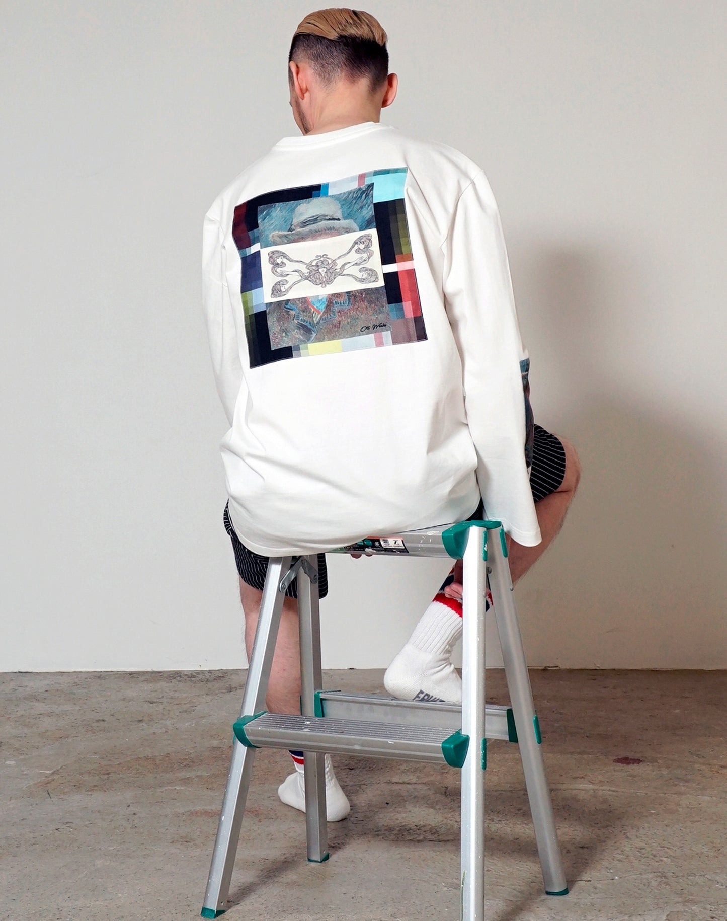 OTT22-15 M.U.A 3 Gogh in Paris 1887 MOOD HEAVY OZ INKJET PRINT L/S T-SHIRTS