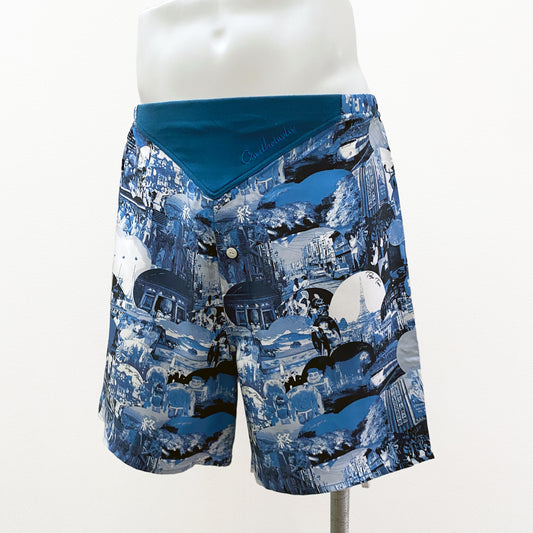 16-21 SILK100% TOKYO Inkjet print TRUNKS