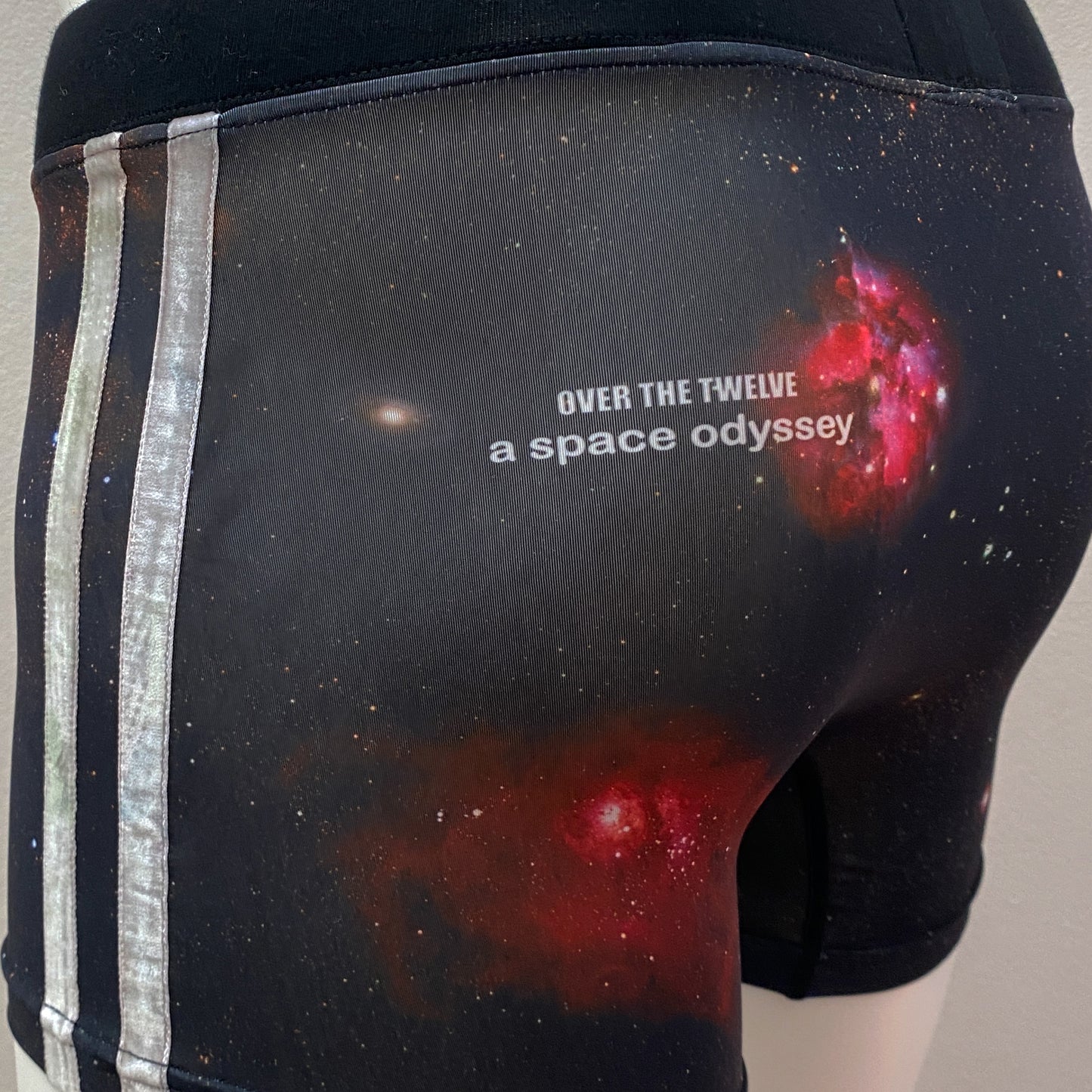 18-06 SPACE Sublimation transfer print & Velour Tape BOXER