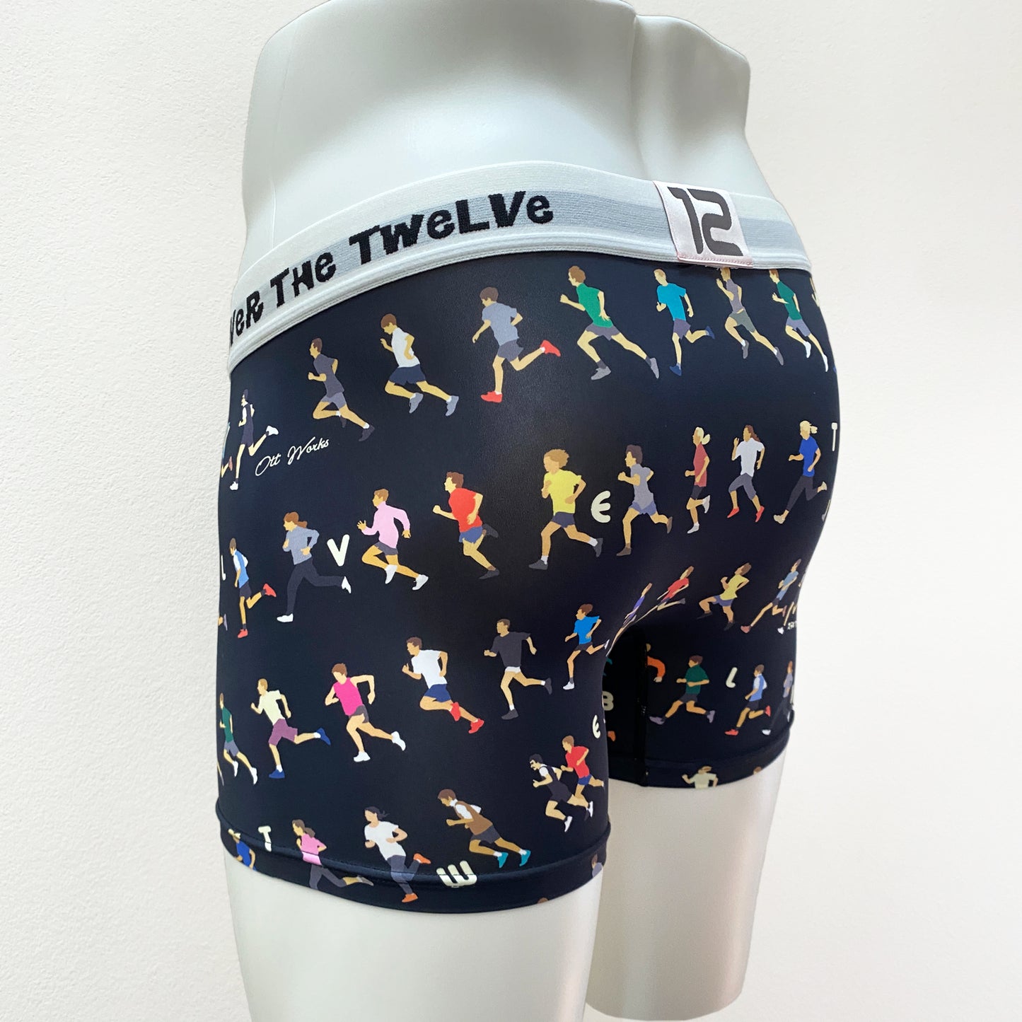 18-19 RUNNING MAN Sublimation transfer print BOXER