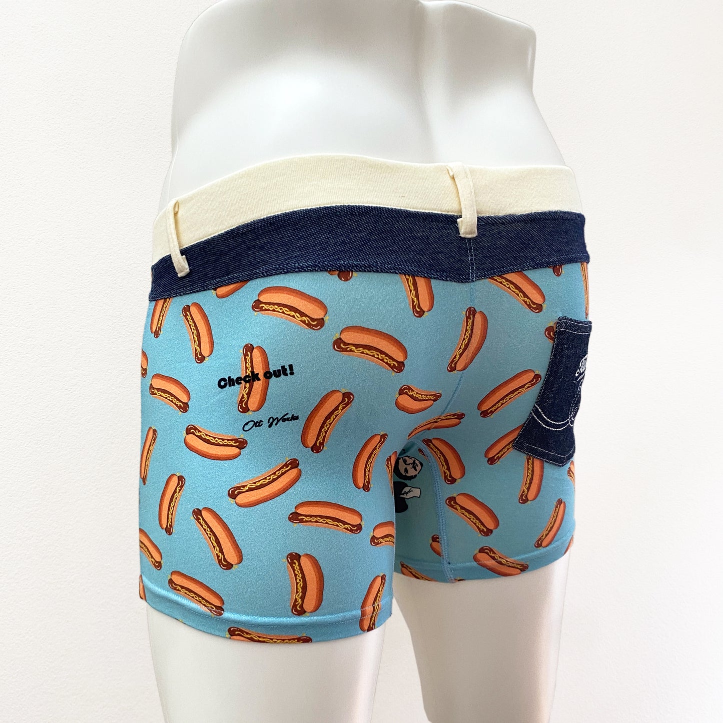 18-23 HOTDOG Inkjet print pocket BOXER