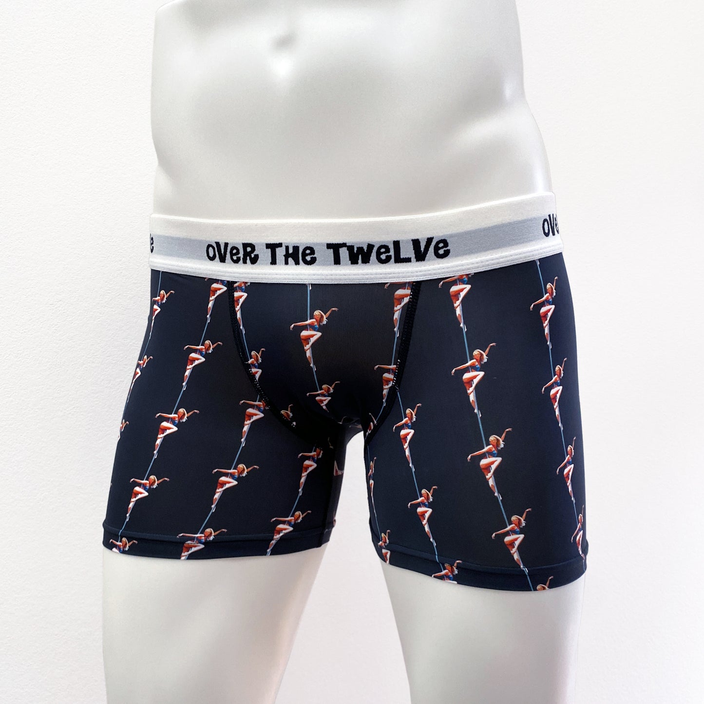 19-03  PINSTRIPE POLE DANCER Sublimation transfer print BOXER