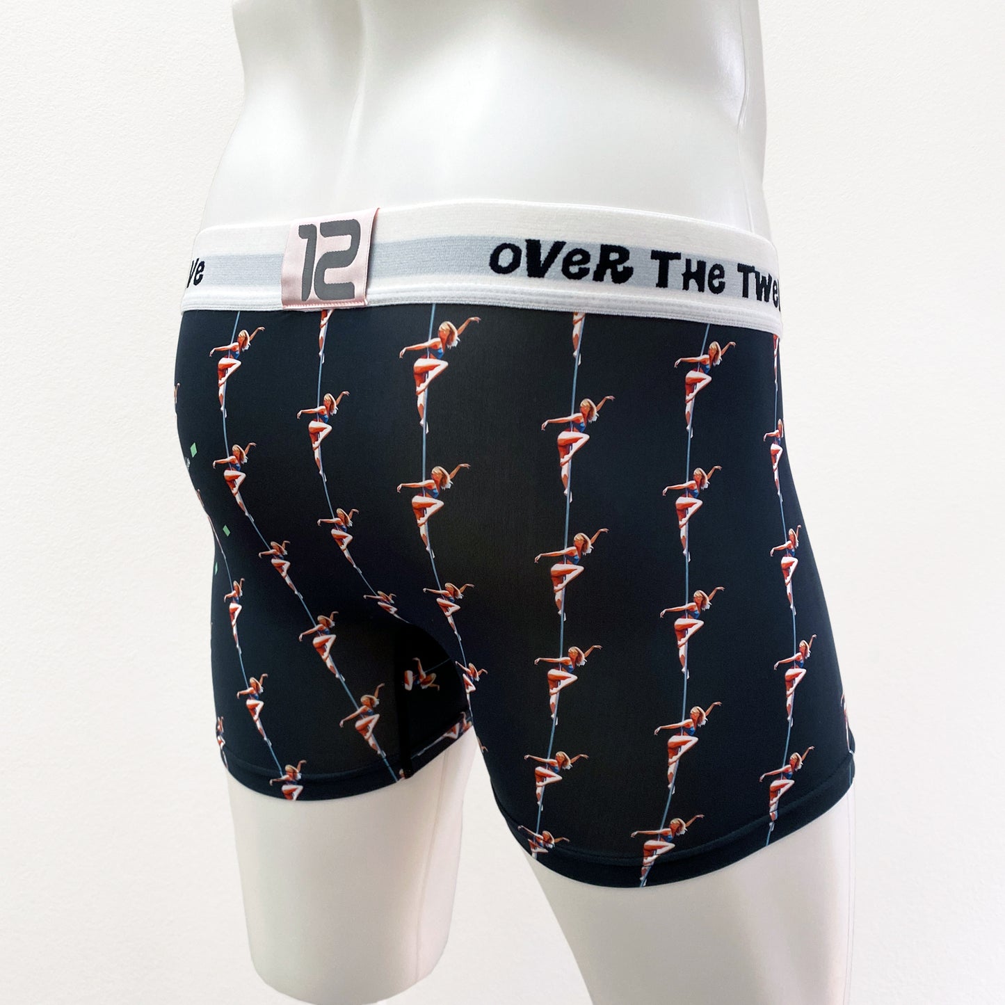 19-03  PINSTRIPE POLE DANCER Sublimation transfer print BOXER