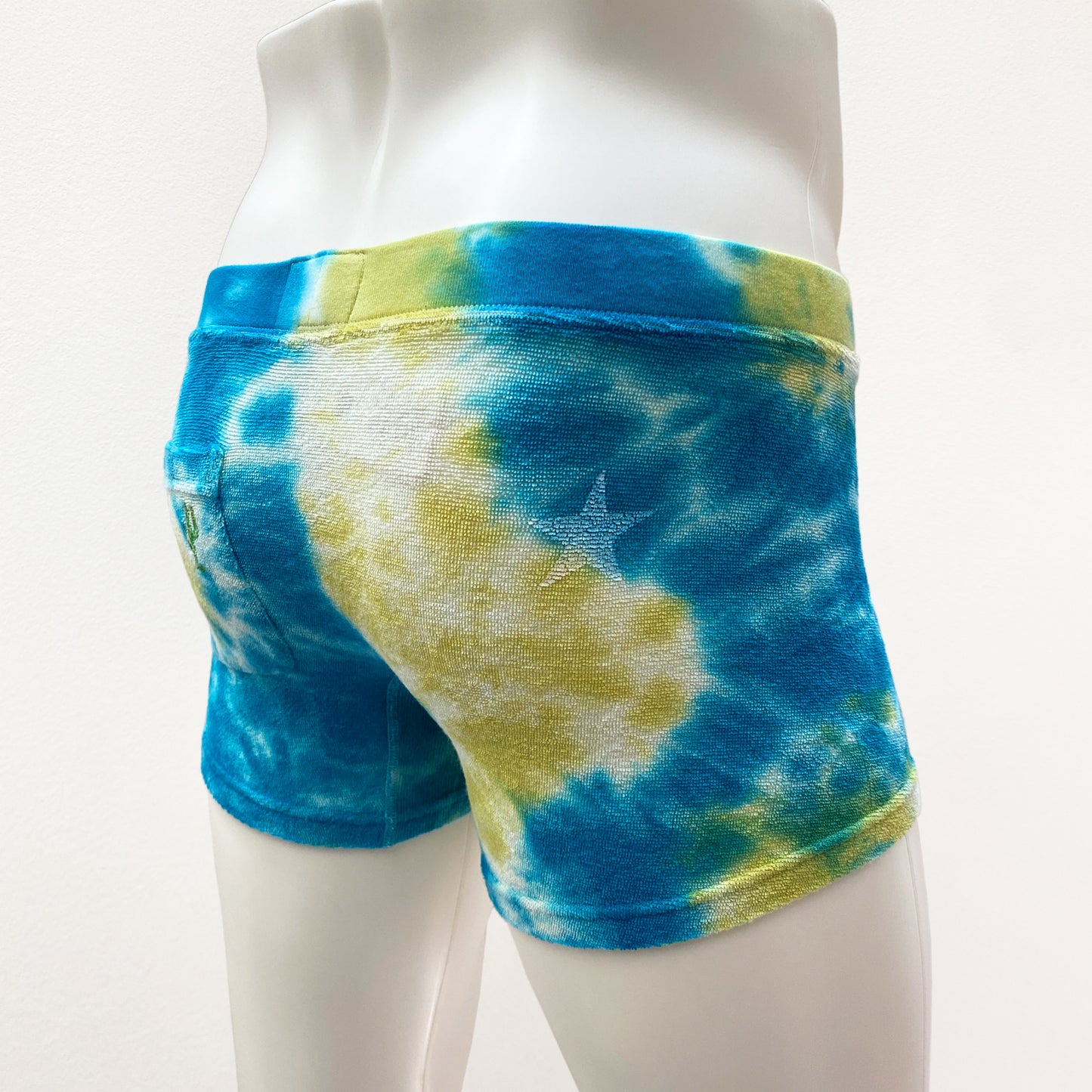 19-05 Tie dye Stretch Pile  BOXER