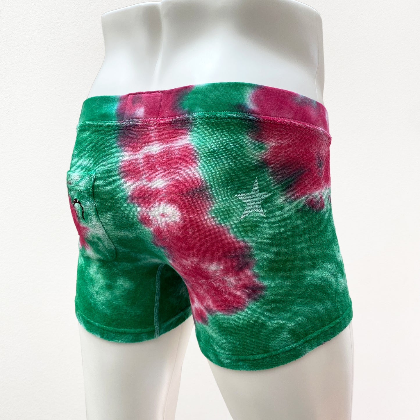 19-05 Tie dye Stretch Pile  BOXER