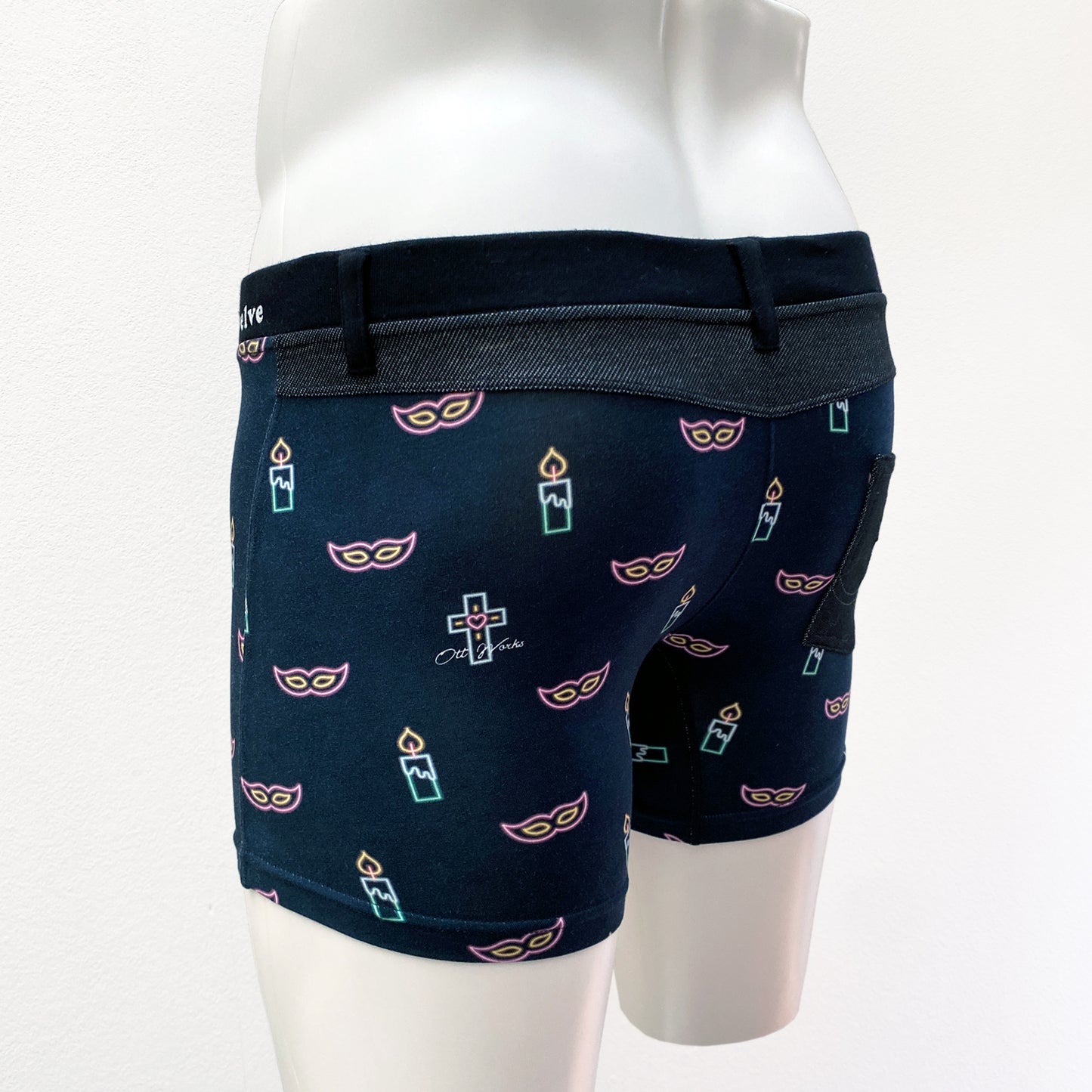 19-08 NEON Inkjet print pocket BOXER