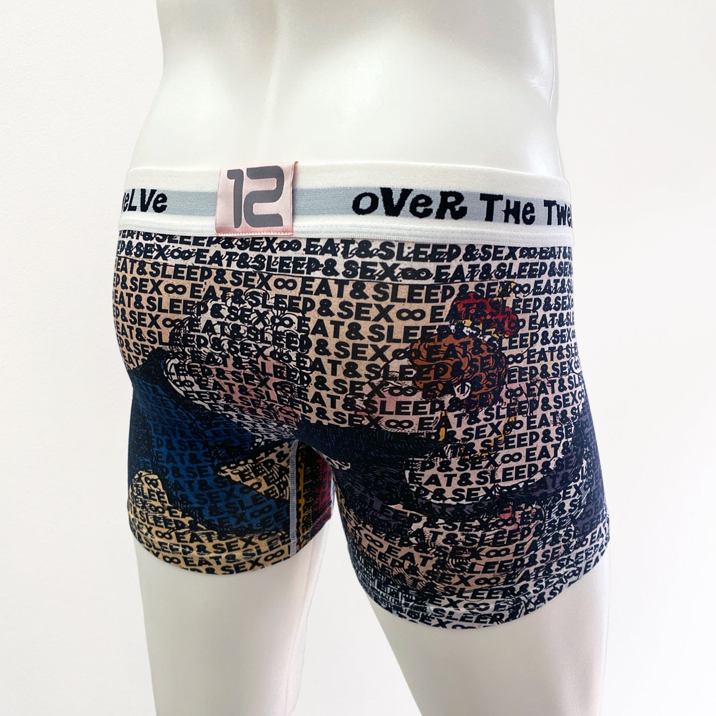 20-11b EAT&SLEEP&SEX LOOP Inkjet print BOXER