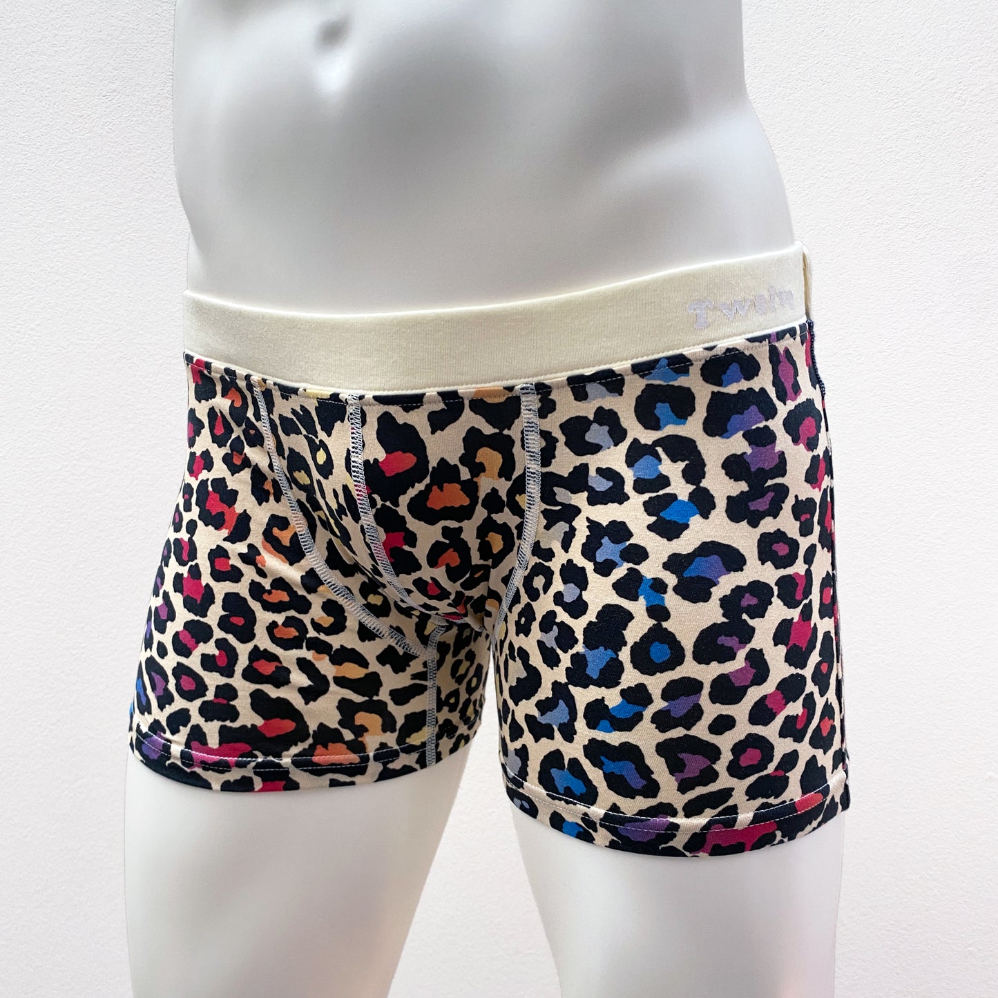 20-12 LEOPARD Inkjet print  Super Low rise pocket BOXER