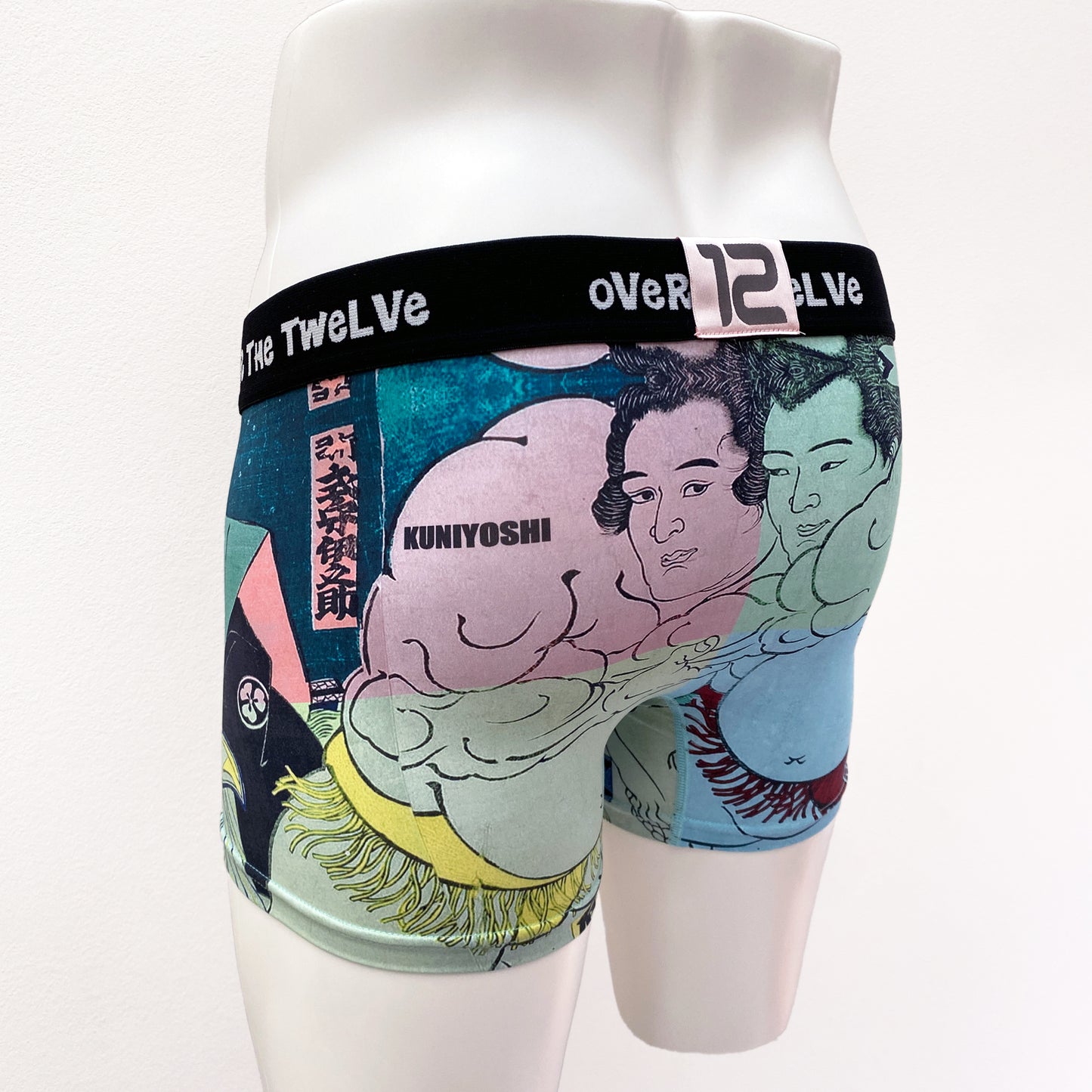 21-03a  Mash up Art SUMO Sublimation transfer print BOXER