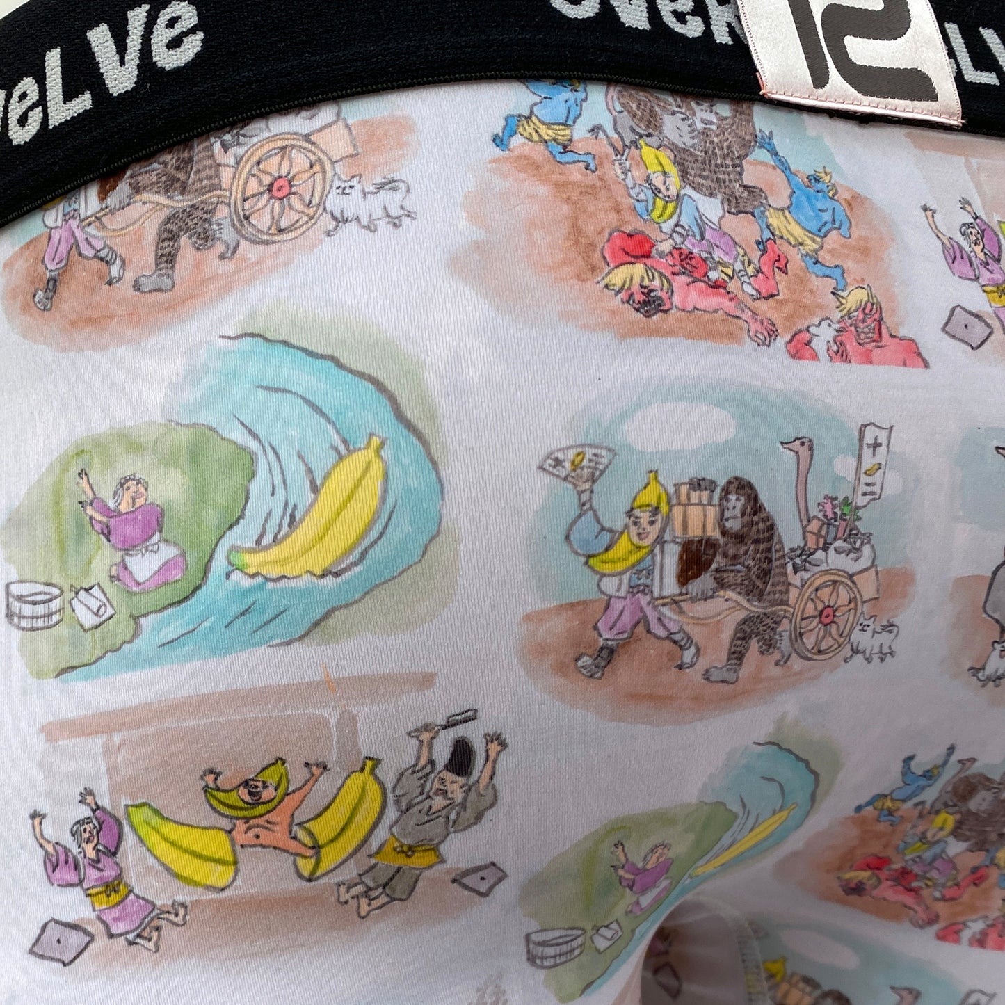 21-09a BANANA TARO 12 Original Fairy-tale Story Sublimation transfer print BOXER