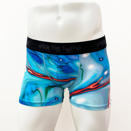 23-08b BLUEMARBLE ATSUSHI HARATA Collaboration Sublimation transferprint BOXER