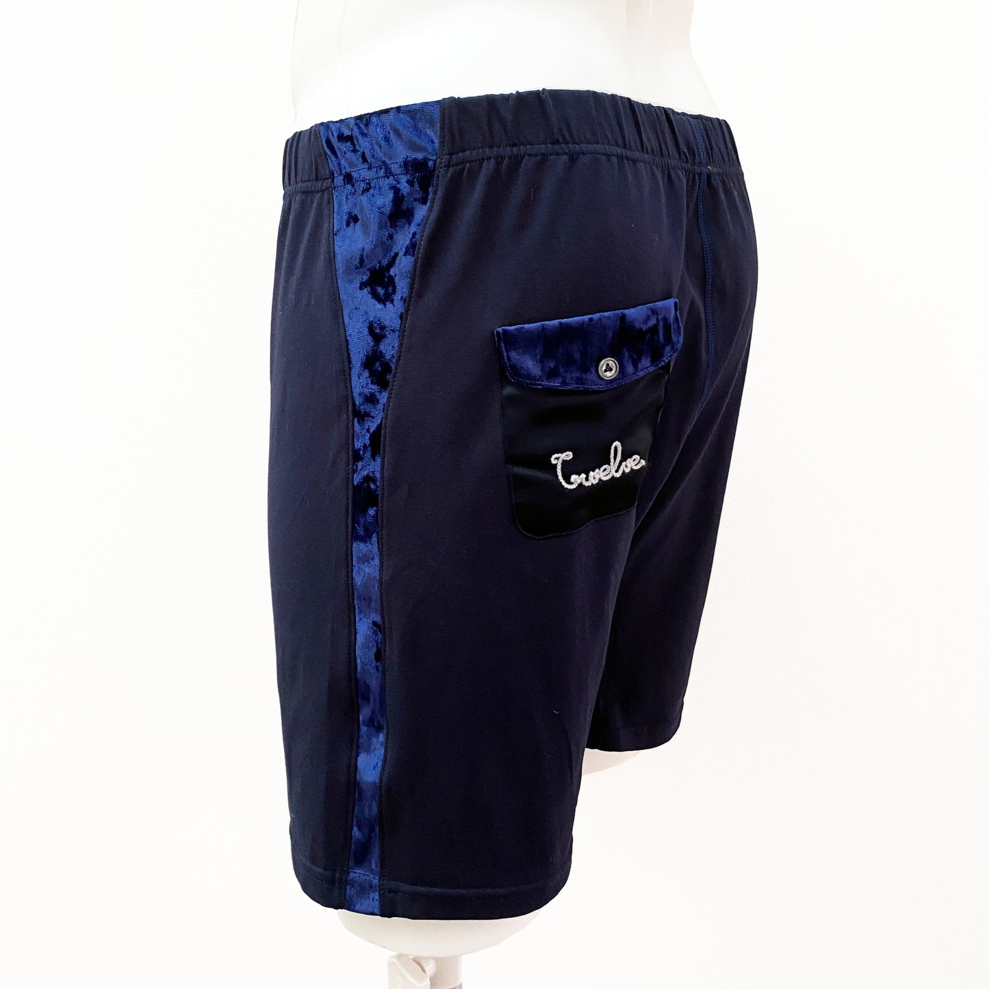 23-12 Knit Velour Side Panel ＆ Back pocket Knit trunks