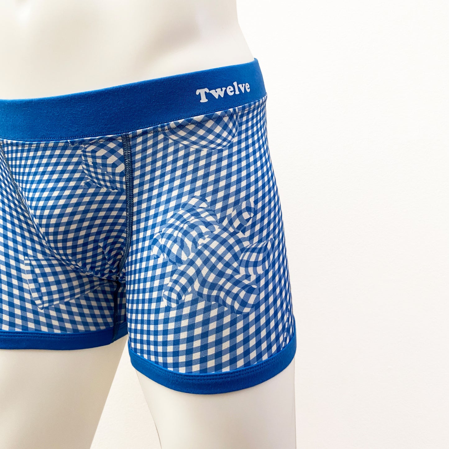 24-12  3D Gingham Check Inkjet print BOXER