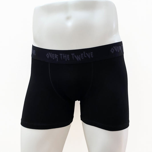 24-99 Cotton Spandex BLK 2pieces pack BOXER