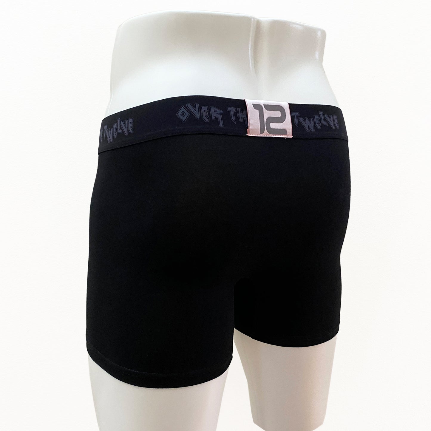 24-99 Cotton Spandex BLK 2pieces pack BOXER