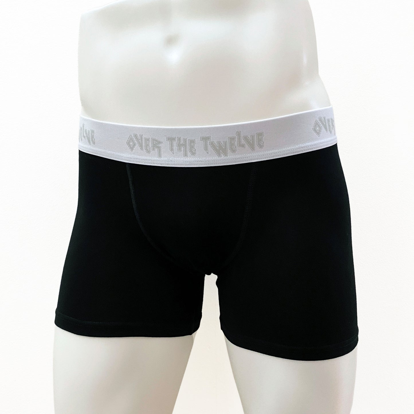 24-99 Cotton Spandex BLK 2pieces pack BOXER