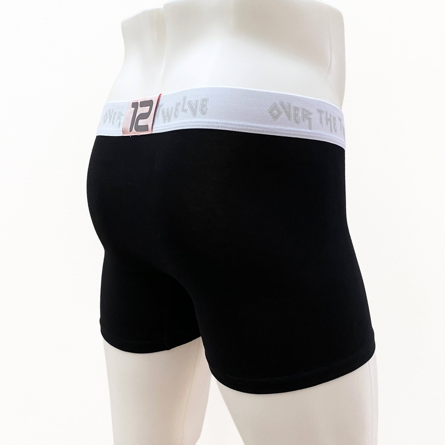 24-99 Cotton Spandex BLK 2pieces pack BOXER