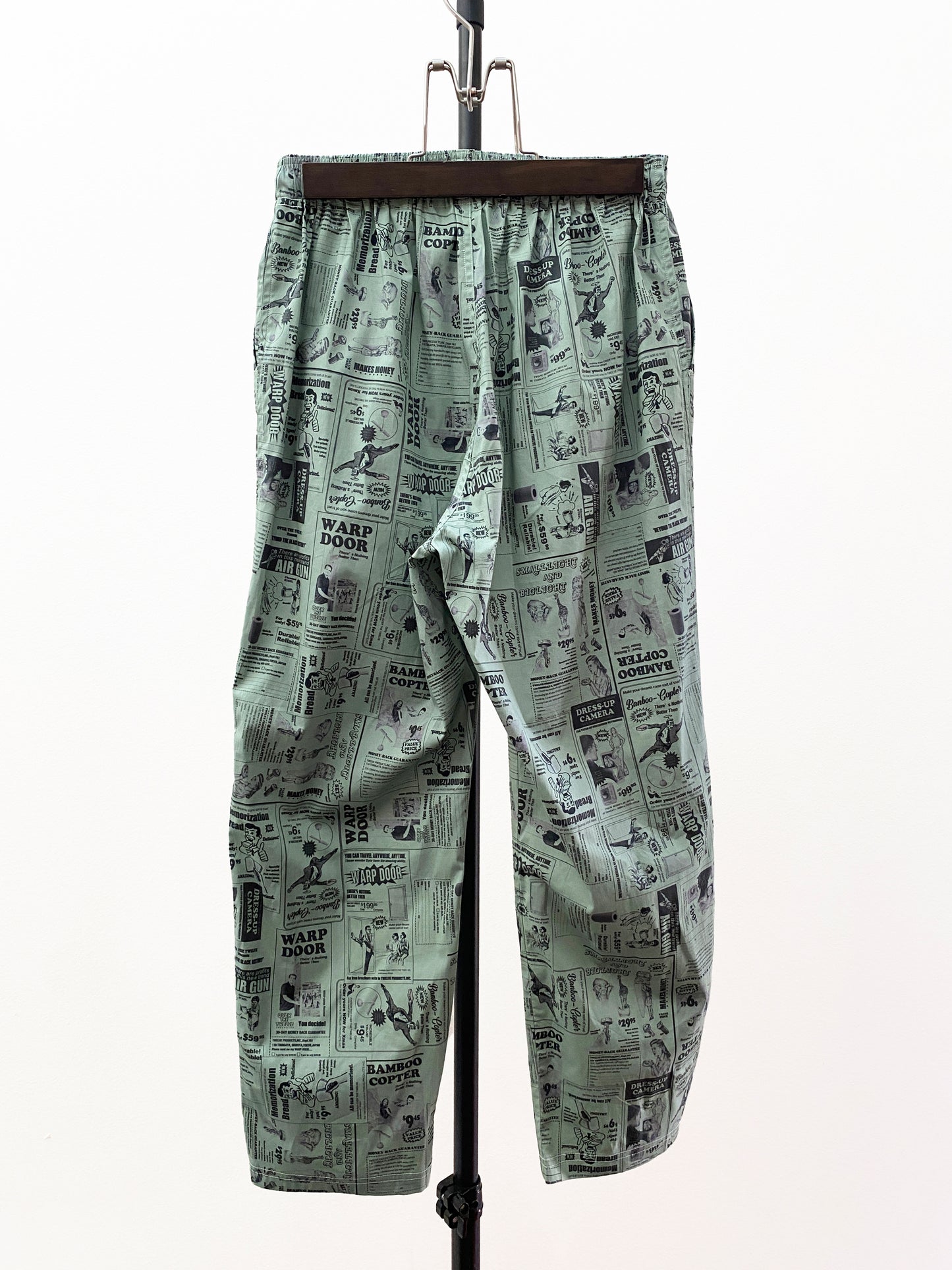 OTT23-06 THE BLACK HISTORY COTTON STRETCH INKJET PRINT PANTS