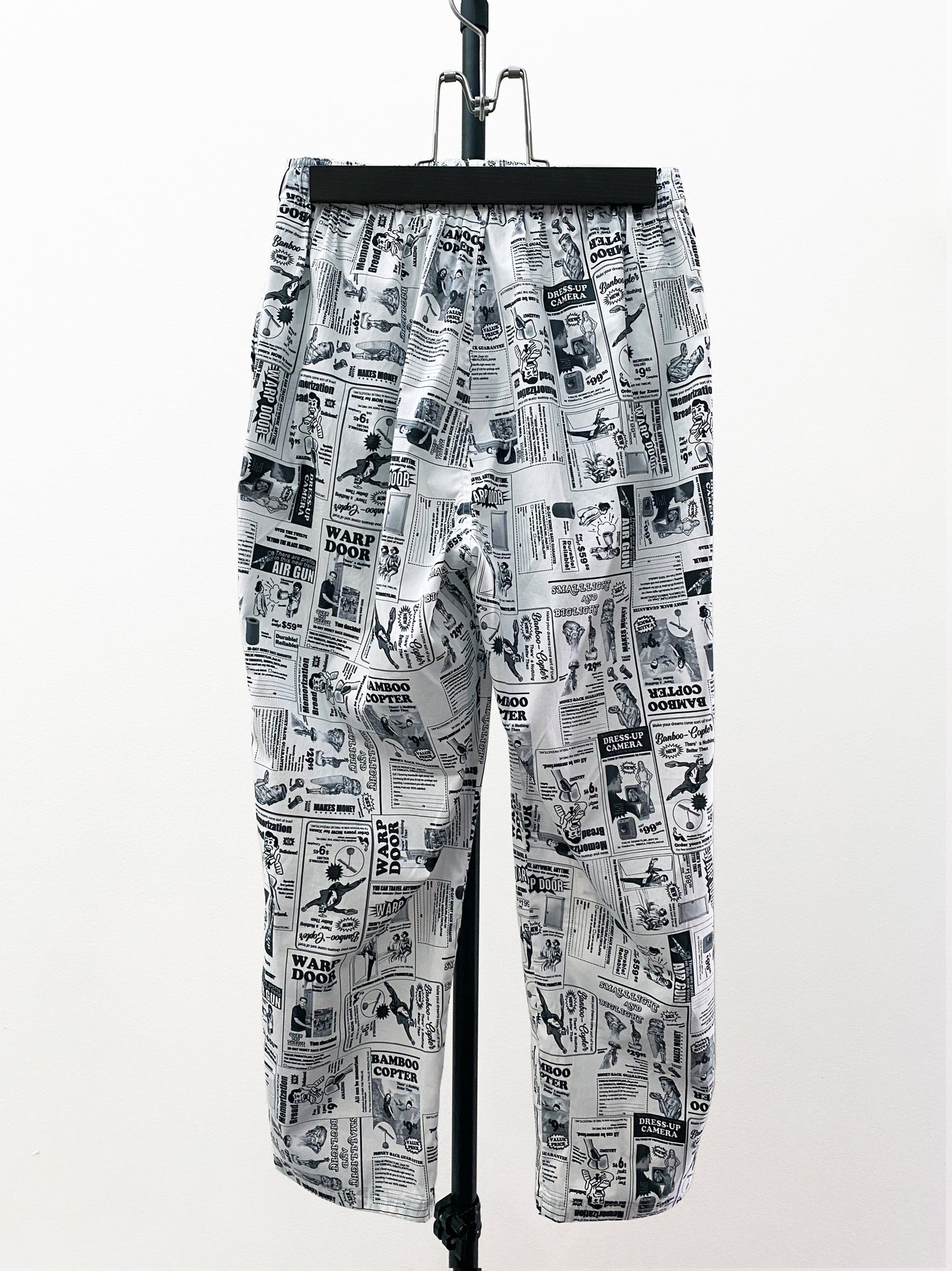 OTT23-06 THE BLACK HISTORY COTTON STRETCH INKJET PRINT PANTS