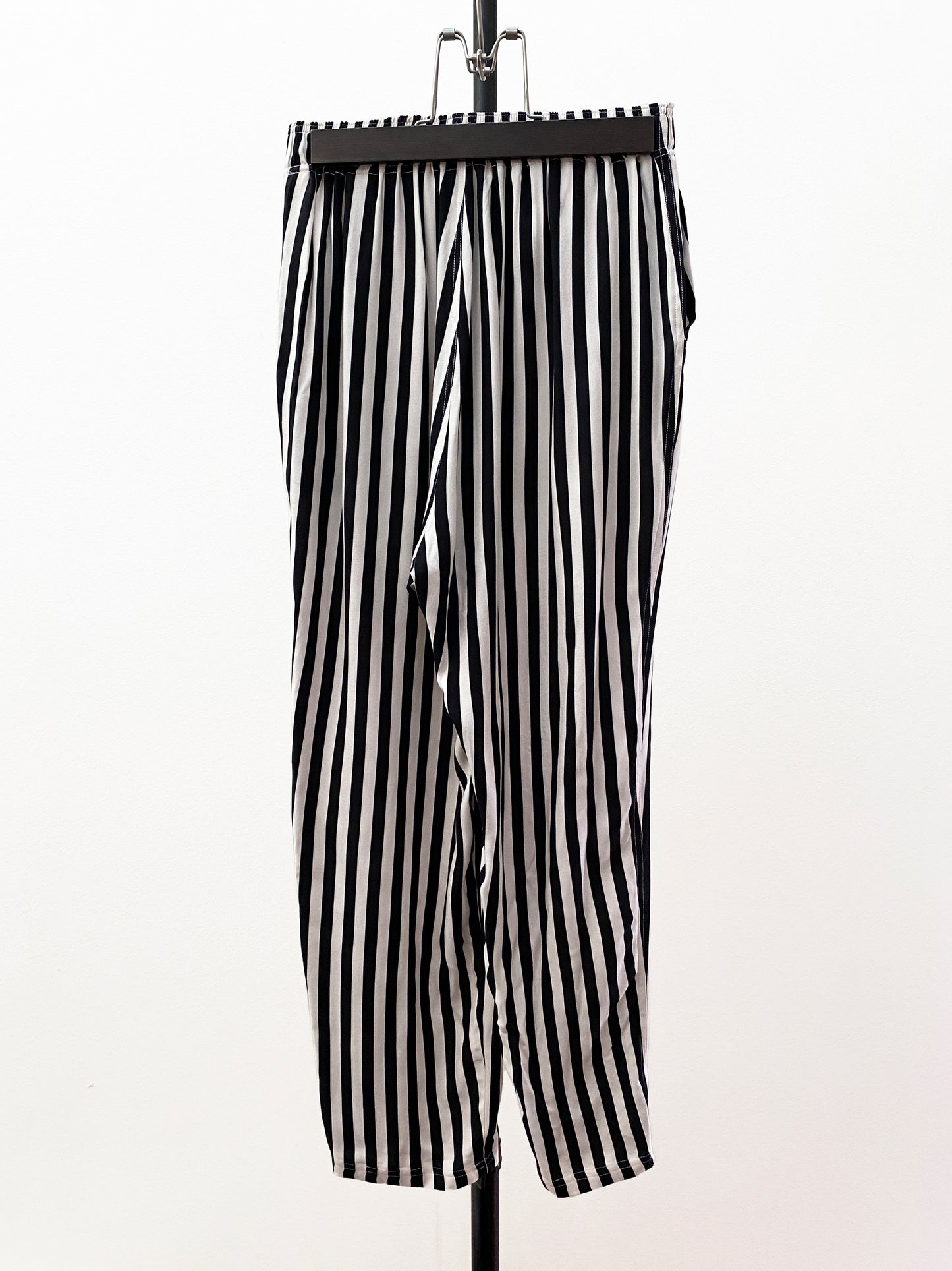 OTT23-14 STRIPE INKJET PRINT RAYON100% PANTS