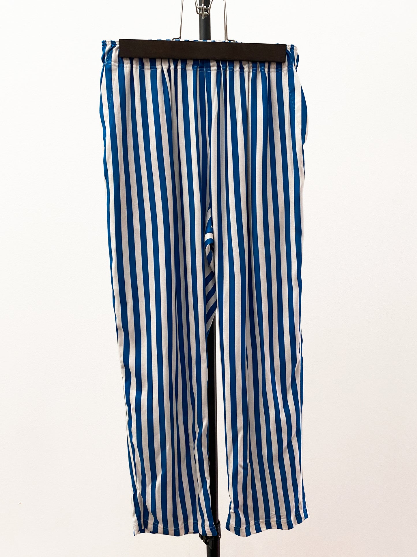 OTT23-14 STRIPE INKJET PRINT RAYON100% PANTS