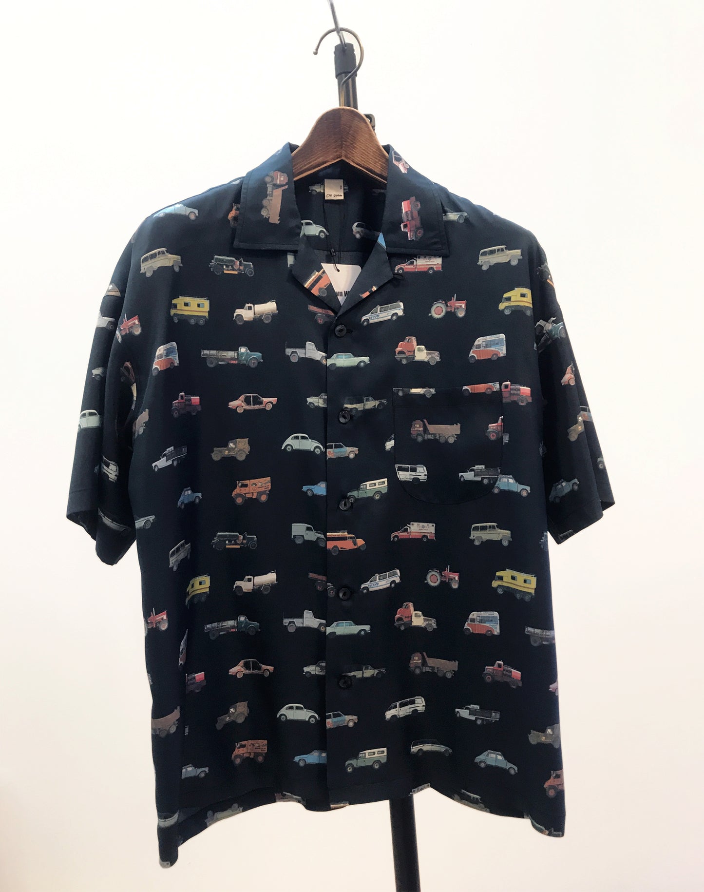 OTT19-03 SILK100％INJET JUNKCAR PRINT SHIRTS