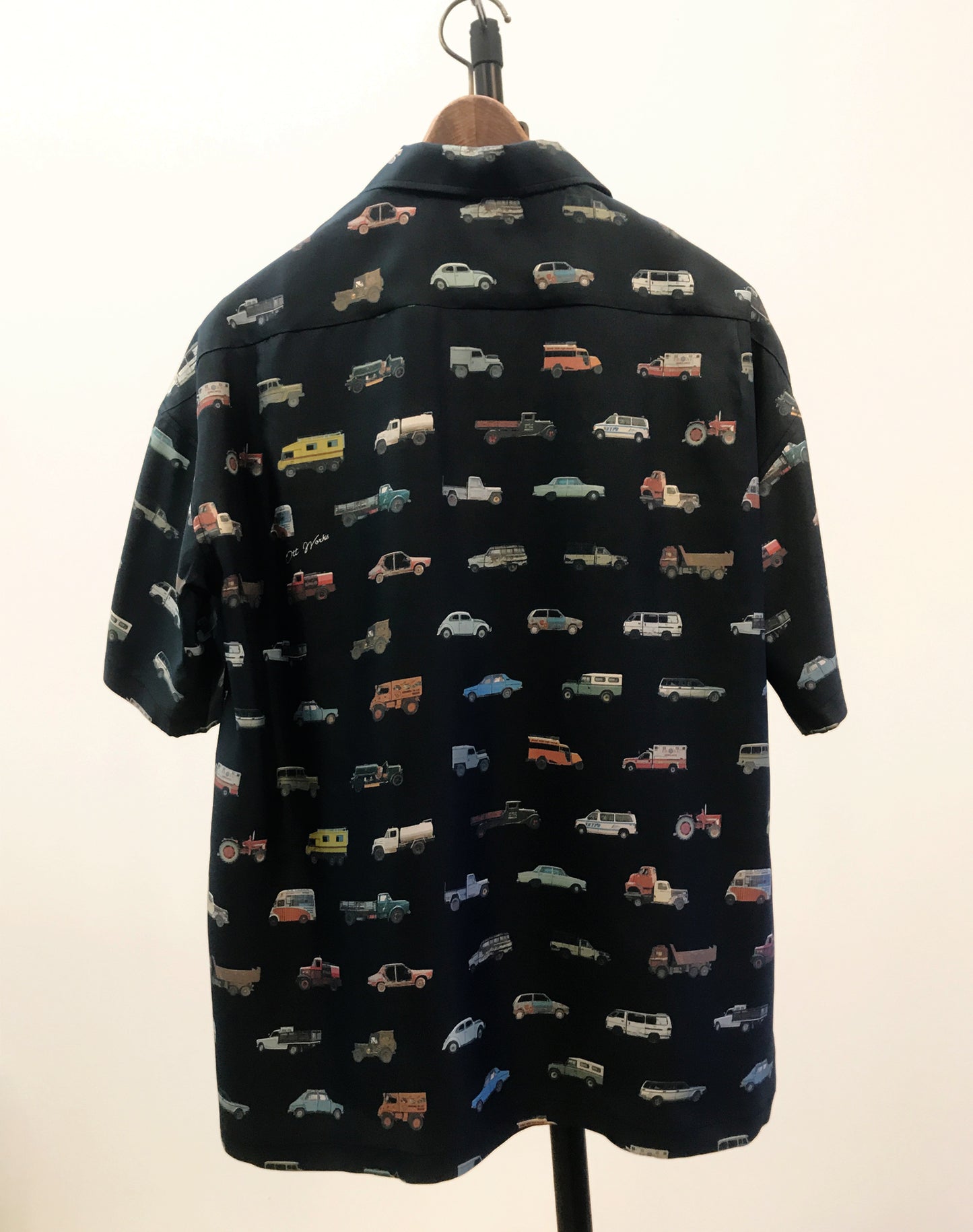 OTT19-03 SILK100％INJET JUNKCAR PRINT SHIRTS