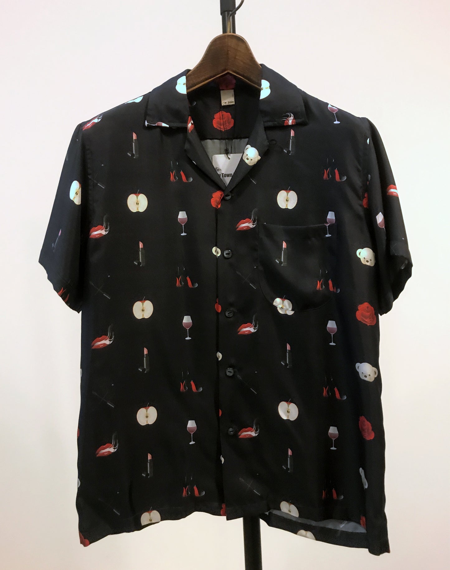 OTT19-05 SILK100%INKJET ICON PRINT SHIRTS