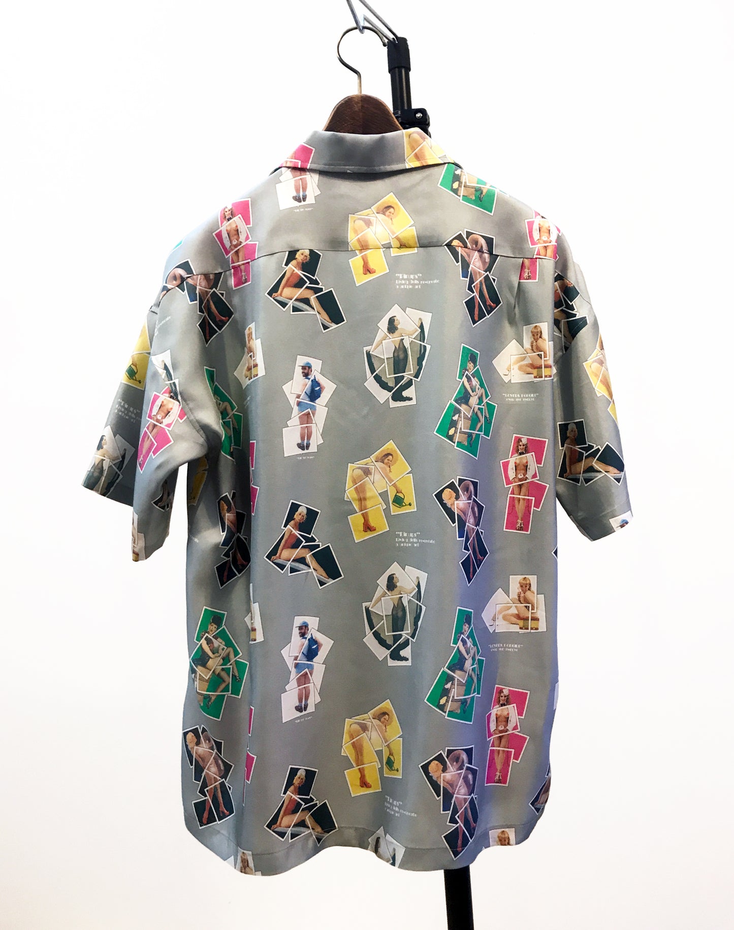 OTT19-07 SILK100%INKJET POP＆EROS PRINT SHIRTS