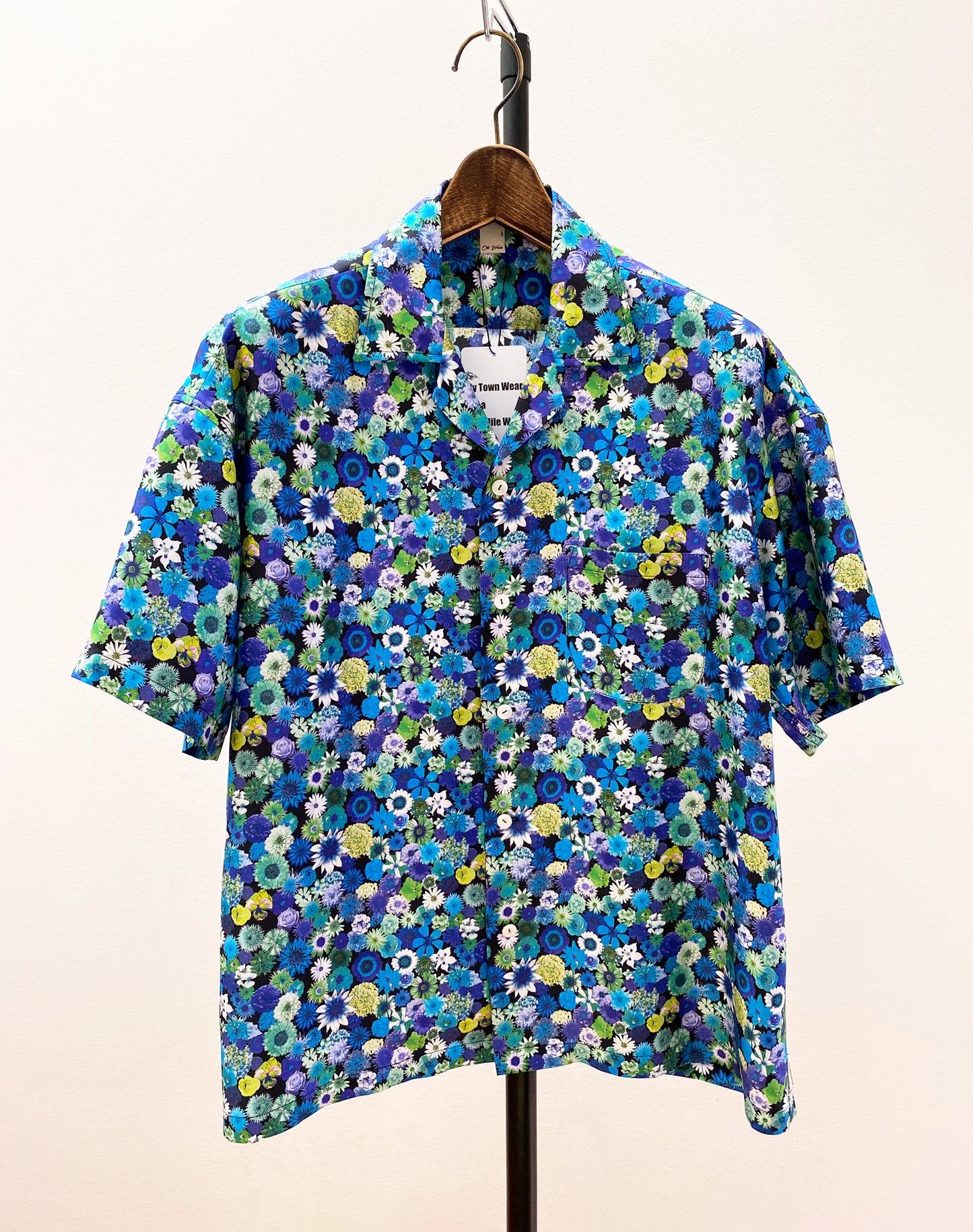 OTT20-02b SILK INKJET PSYFLOWER PRINT SHIRTS