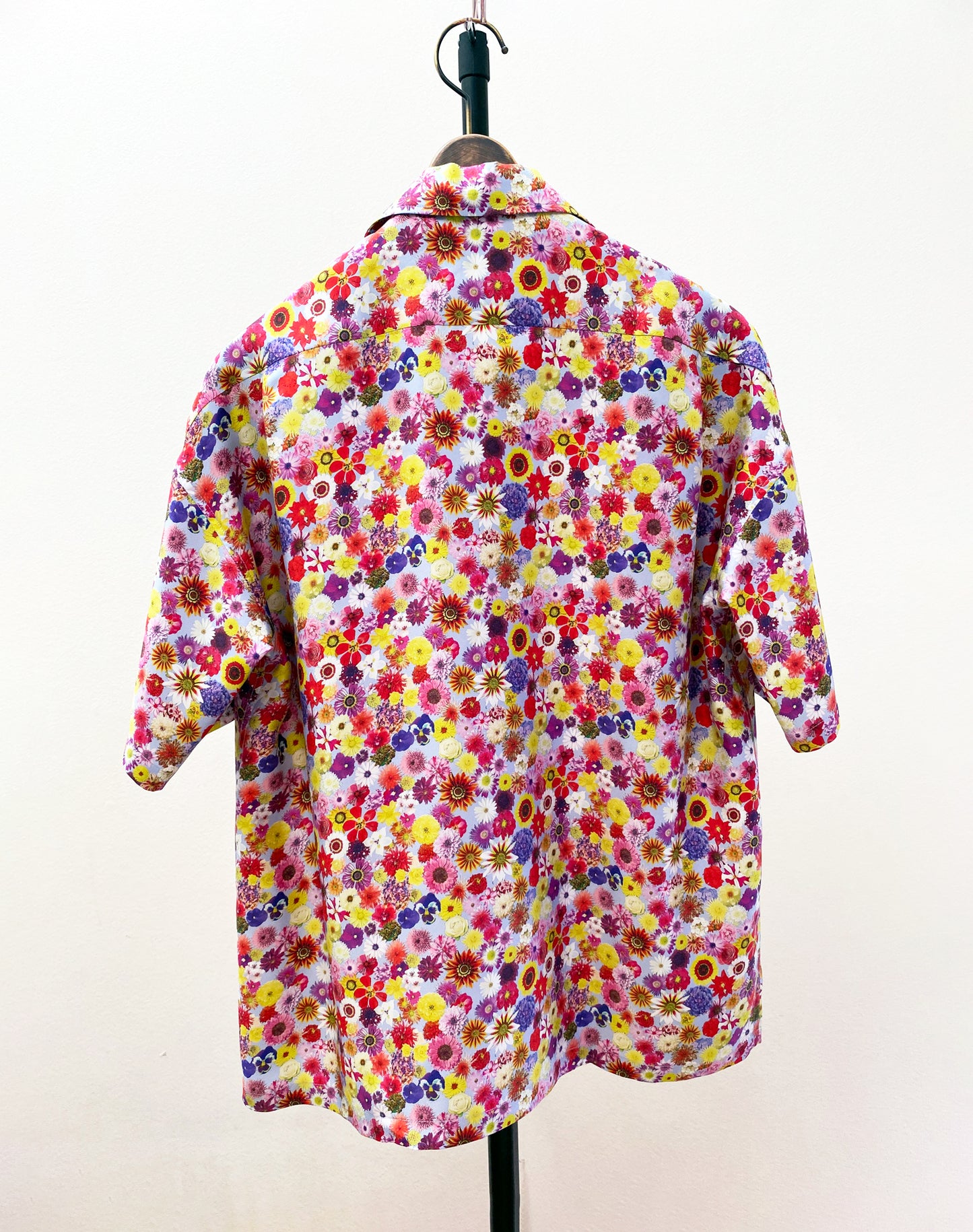 OTT20-02a SILK INKJET PSYFLOWER PRINT SHIRTS