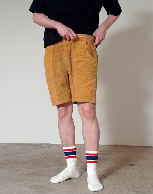 OTT22-11 THICK PILE×CORDUROY PRODUCT DYEING SHORTS