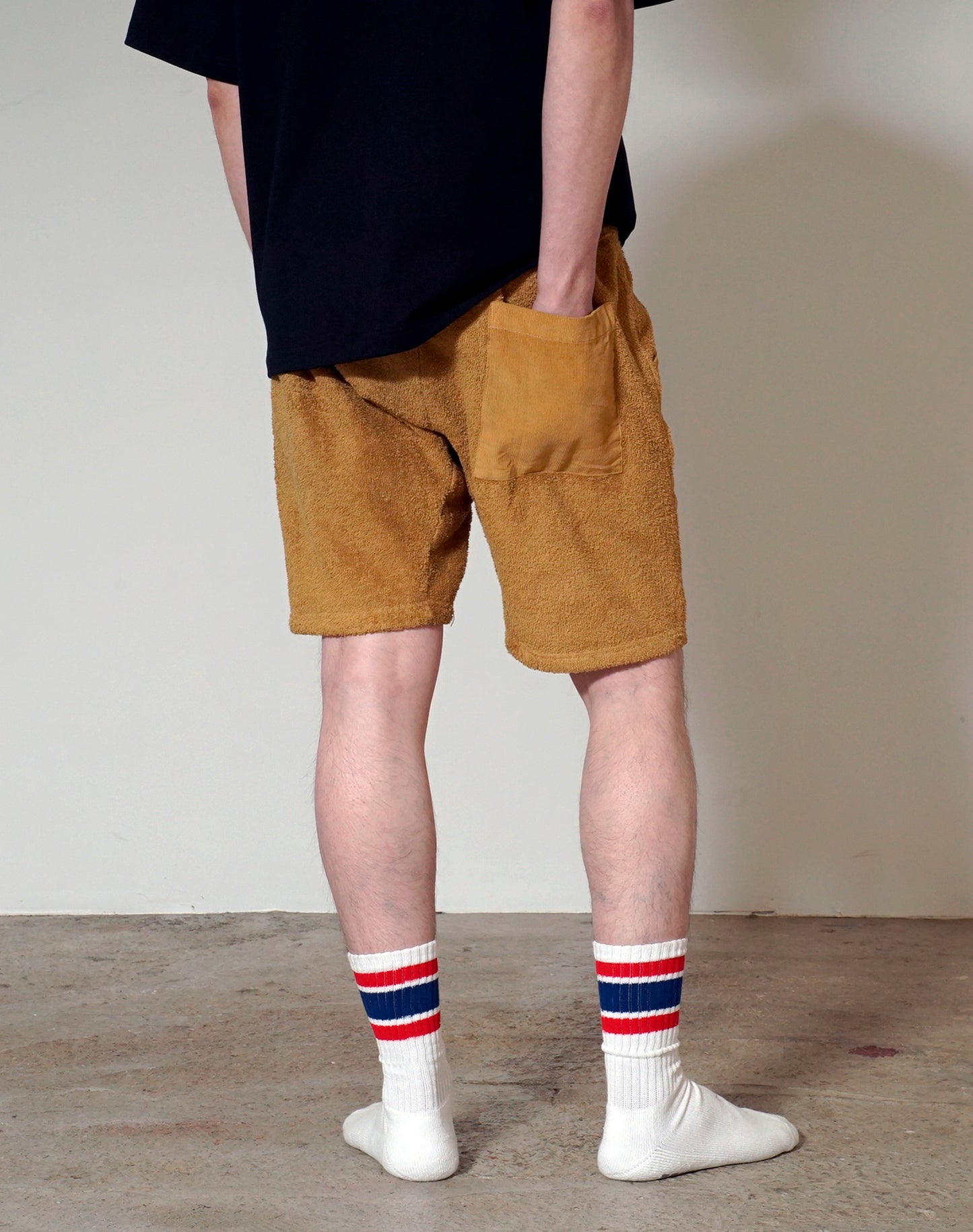 OTT22-11 THICK PILE×CORDUROY PRODUCT DYEING SHORTS